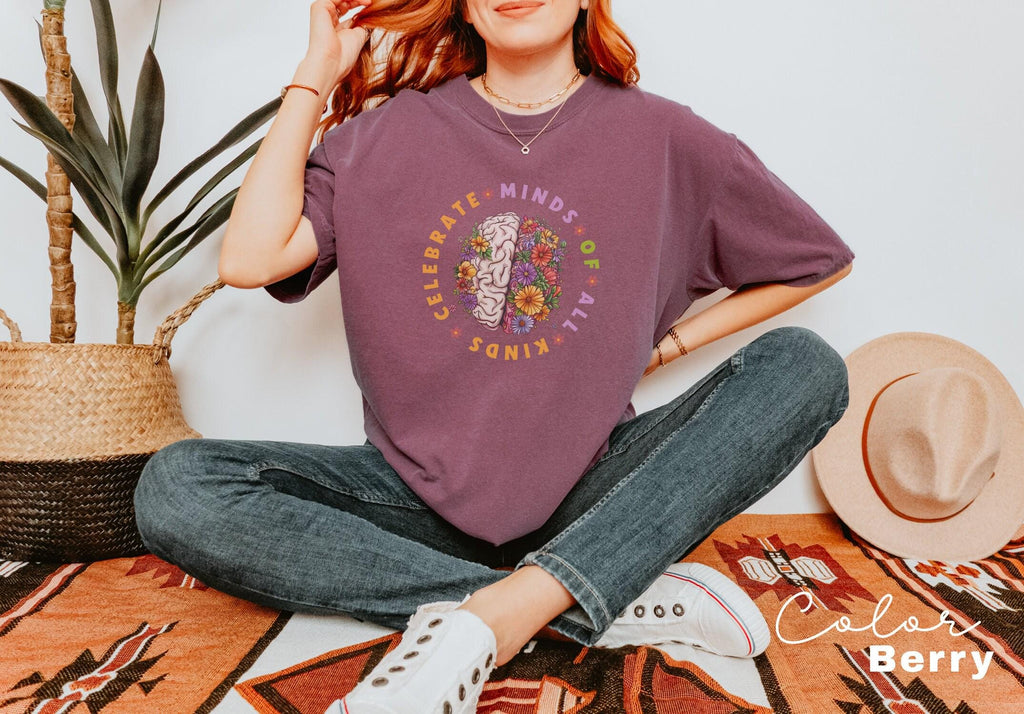 Celebrate Minds of All Kinds, Neurodiversity Shirt, Autism Awareness Shirt, ADHD Shirt, Autism Acceptance Gift for Special Education Teacher
