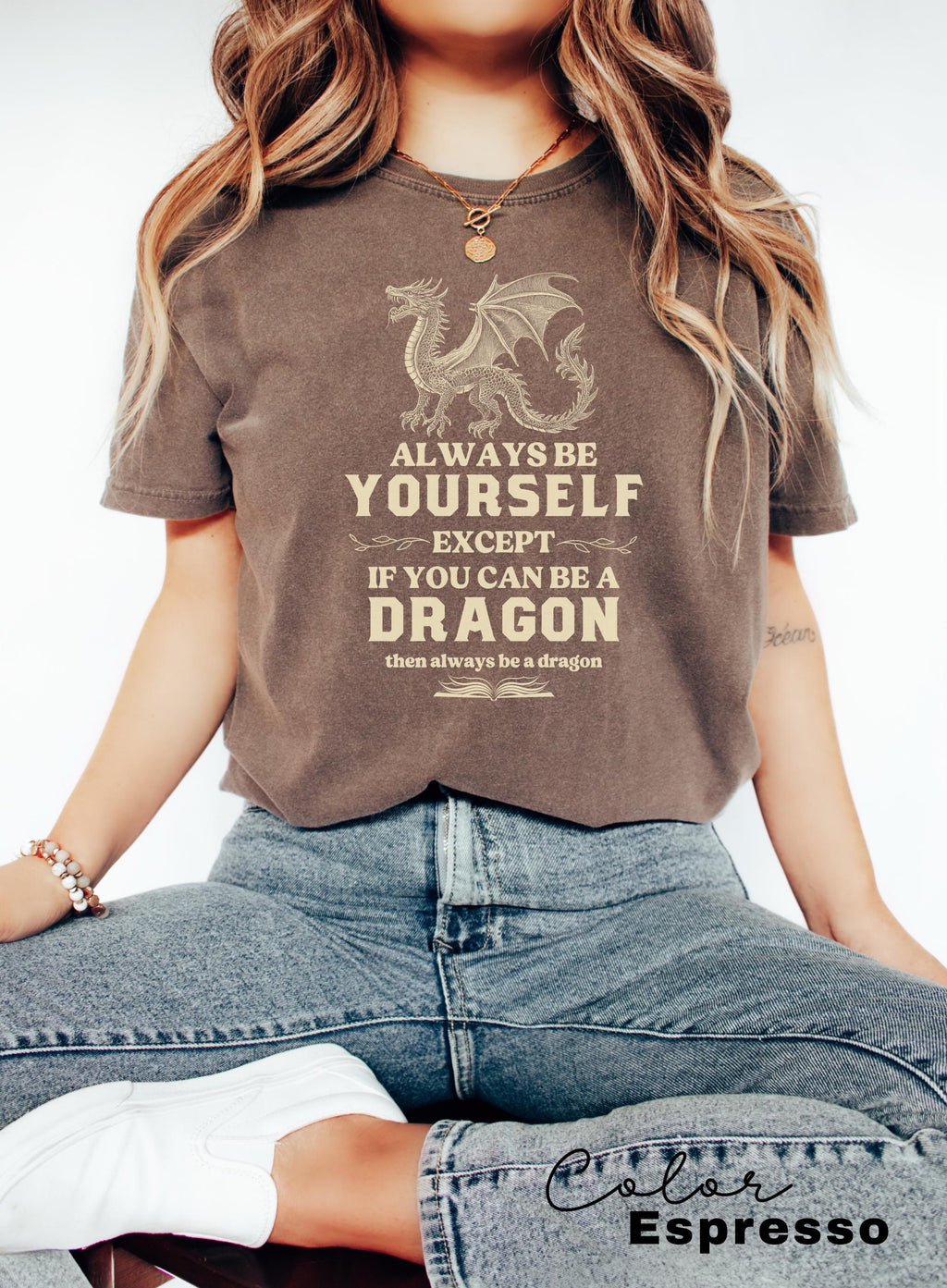 Dragon Book Lover Shirt, Always be Yourself Dragon, Book Nerd Shirt, Book Dragon, Reading Lover Shirt, Librarian Shirt, Book Lover Gift