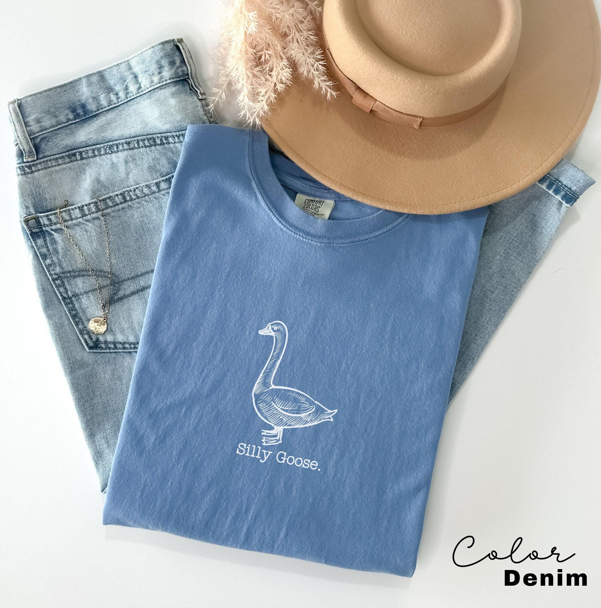 Silly Goose Shirt Silly Goose Tshirt Comfort Colors Silly Goose Vintage Farm Shirt Cute Goose Shirt Gifts for Farm Girls Mom Gifts Homestead