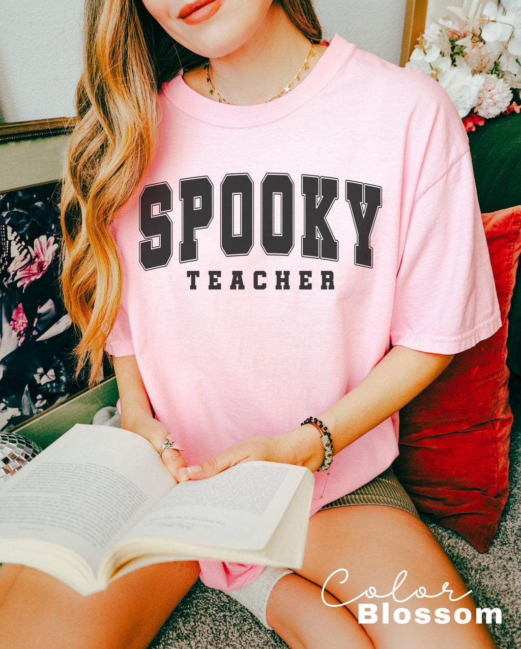 Comfort Colors® Teacher Halloween Shirt, Spooky Teacher Shirt, Retro Teachers Shirt, Fall Teacher Shirt, Teacher Gift, Best Teacher Shirt