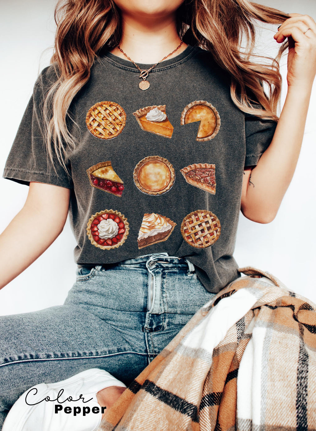 Pumpkin Pie Shirt, Comfort Colors Fall Shirt,Thanksgiving Gift,Thanksgiving Shirt,Thanksgiving tshirt for Women,Fall Apparel,Fall T-shirt