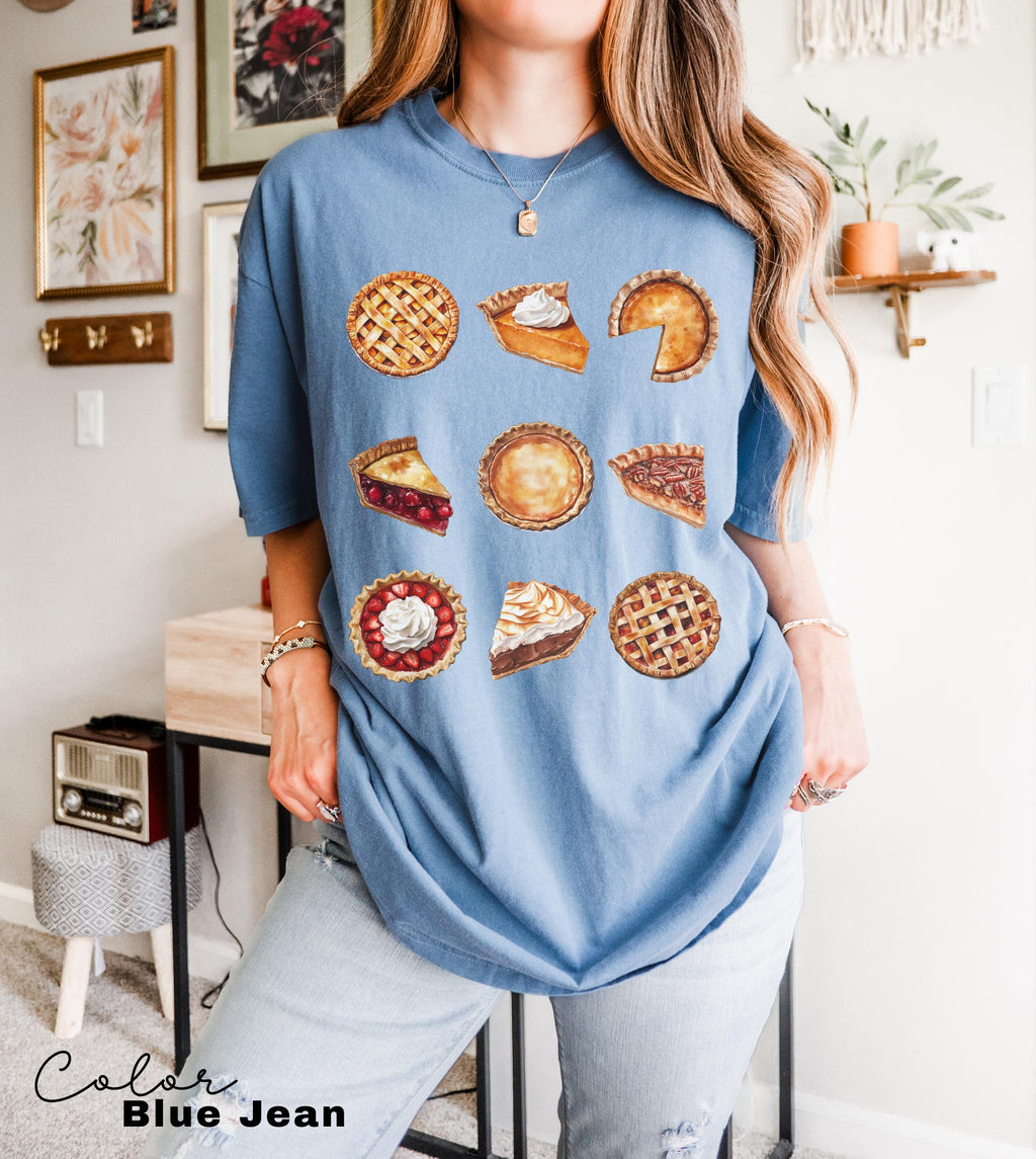 Pumpkin Pie Shirt, Comfort Colors Fall Shirt,Thanksgiving Gift,Thanksgiving Shirt,Thanksgiving tshirt for Women,Fall Apparel,Fall T-shirt