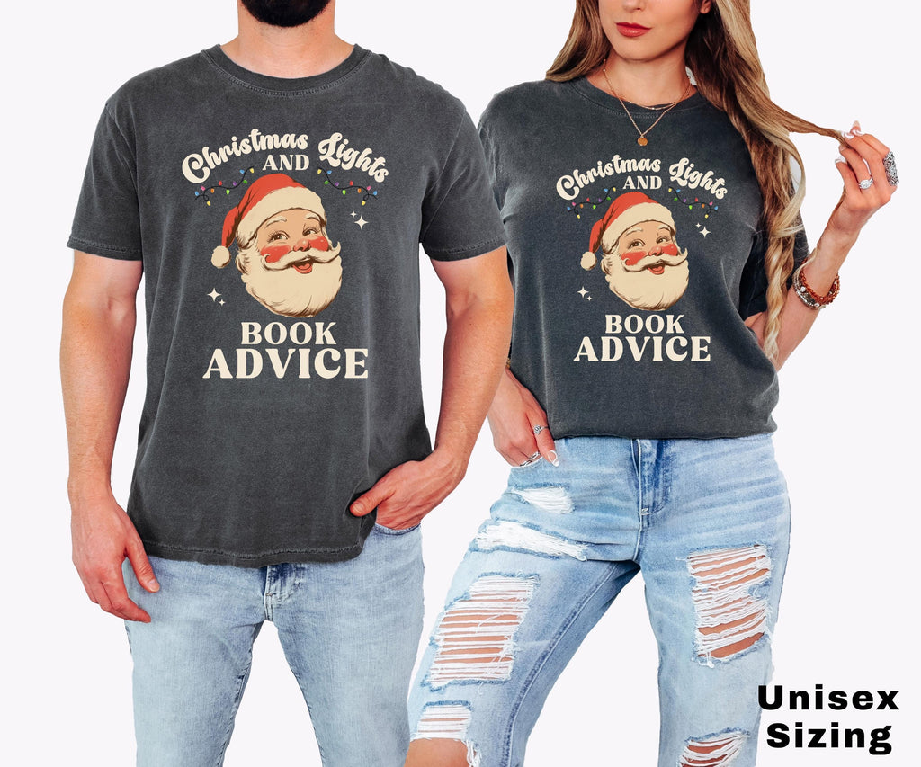 Comfort Colors® Christmas Books Shirt, Funny Christmas Gift, Gift for Librarian, Bookworm Christmas, Teacher Gift,Bookish Shirt,