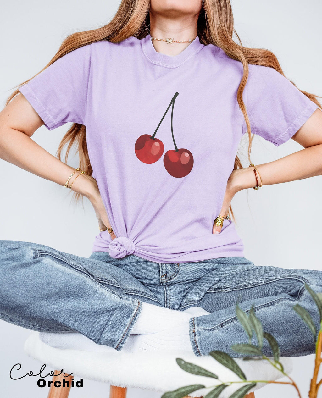Cute Cherry Shirt, Summer Cherry Shirt, Cottagecore Fruit Tshirt, Cherry Graphic Shirt, Botanical Garden Tshirt, Cherry Gift, Summer Tee