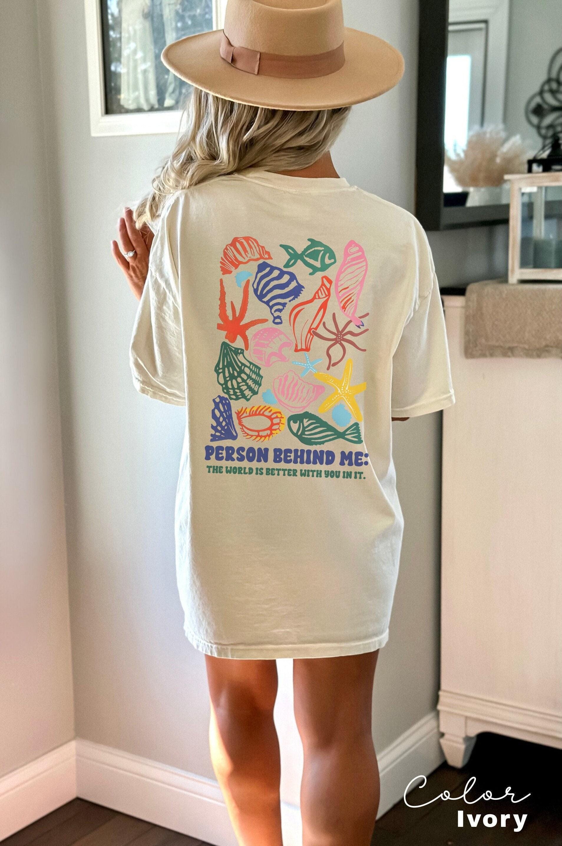 Dear Person Behind Me, You are Enough, Kindness Shirt, Mental Health Matters, Flower Market Beach, Summer Vibes, Positive Saying, vsco,Retro