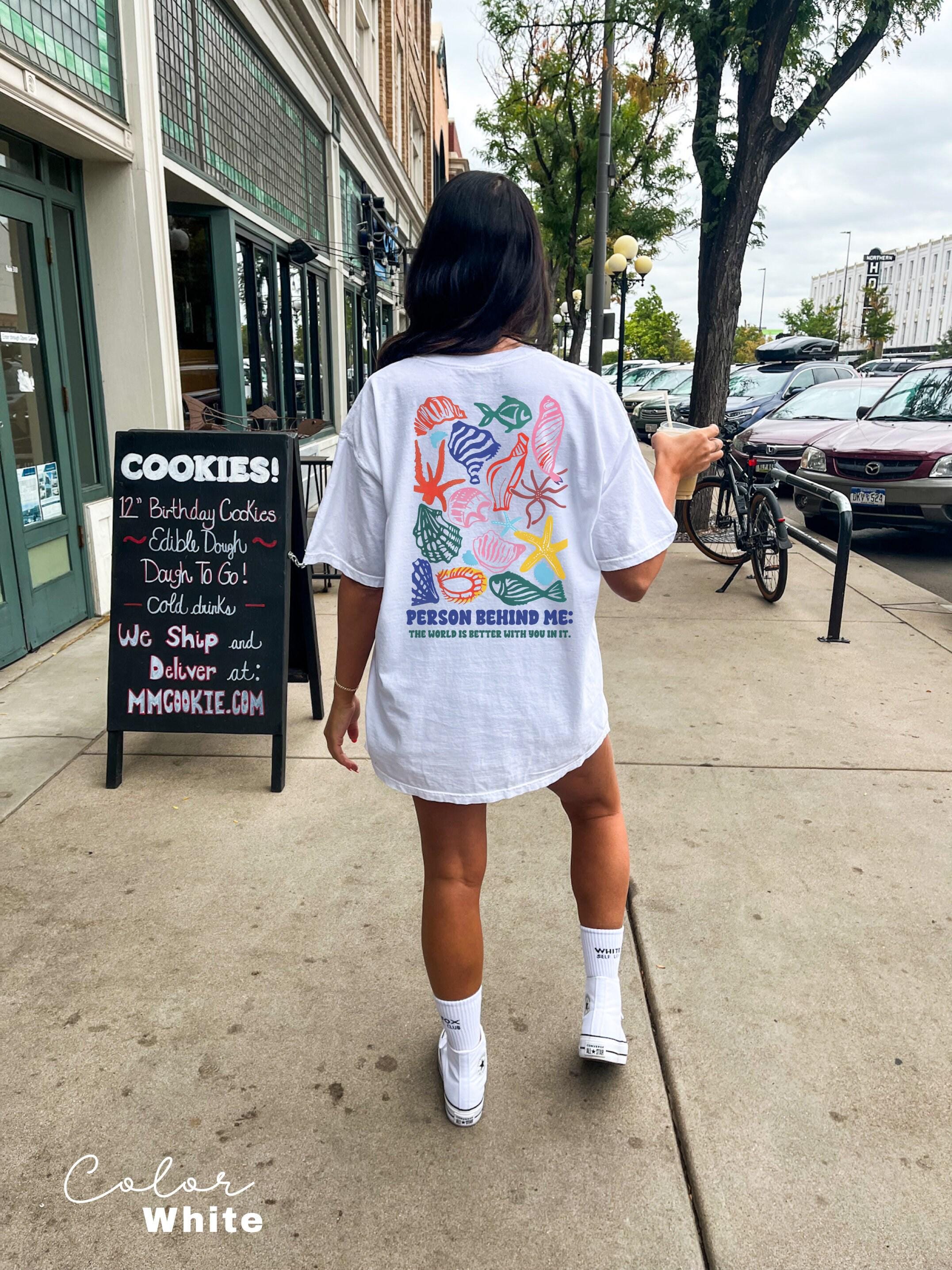 Dear Person Behind Me, You are Enough, Kindness Shirt, Mental Health Matters, Flower Market Beach, Summer Vibes, Positive Saying, vsco,Retro