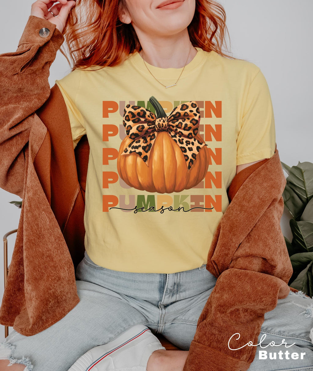 Fall Pumpkin Shirt, Colorful Pumpkin Season Shirt, Watercolor Pumpkins, Halloween Shirt, Autumn Shirt, Cute Fall Shirt, Comfort Colors®,