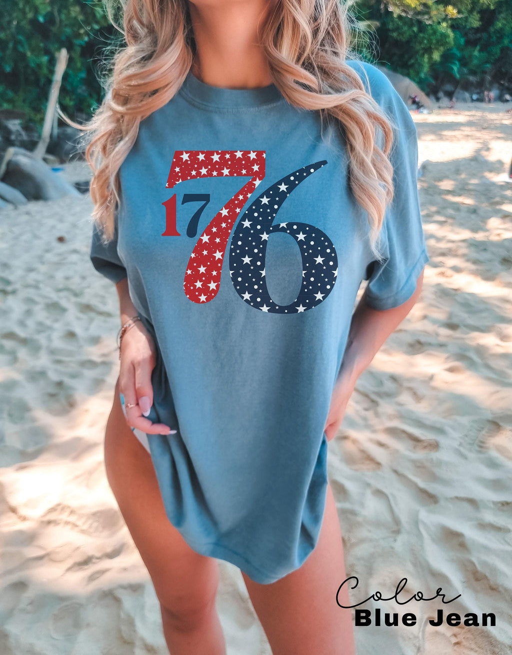 Comfort Colors America Fourth of July Shirt, 1776, 4th Of July USA Patriotic Shirt, USA Flag Shirt, Memorial Day Shirt, USA Women's Shirt