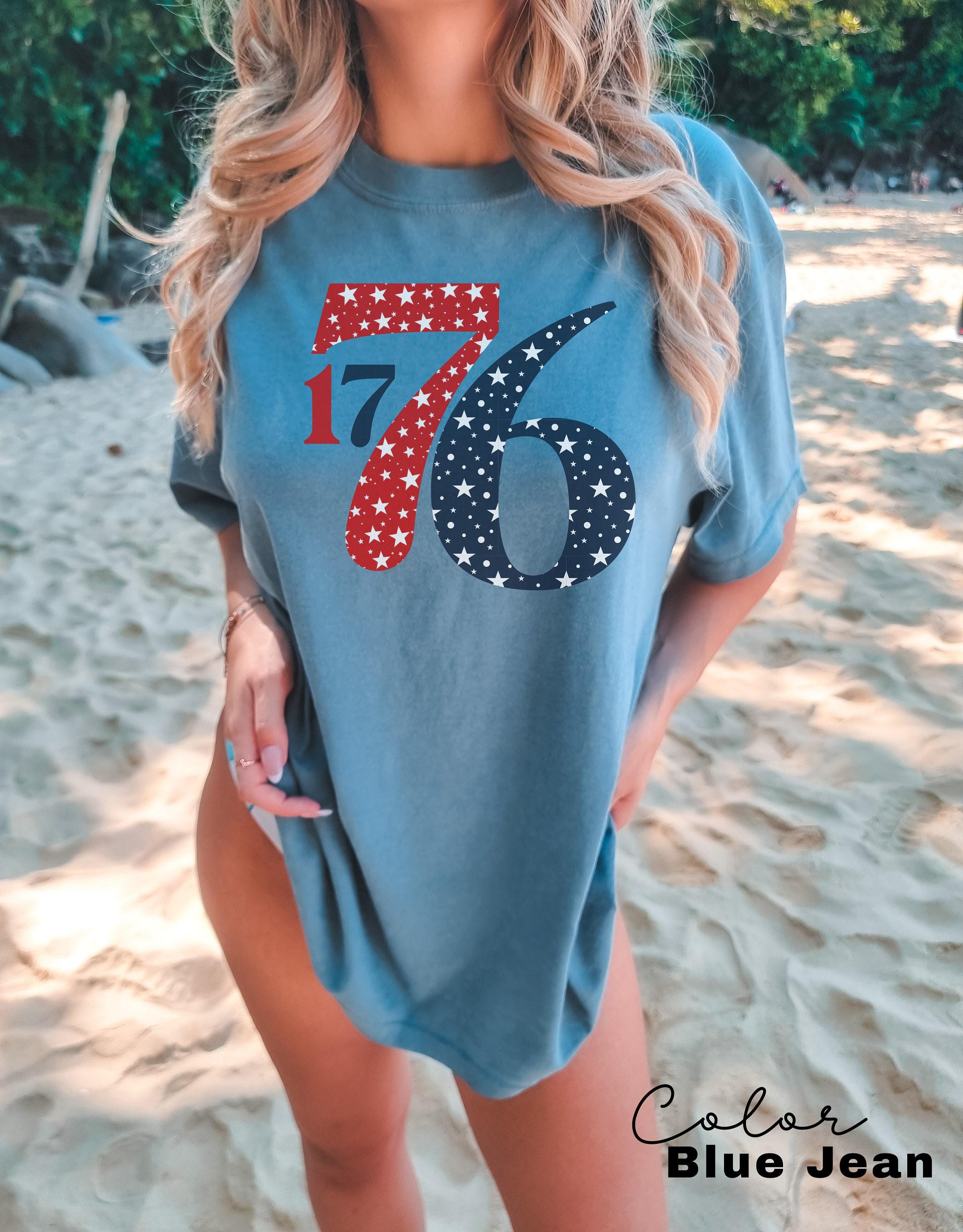 Comfort Colors America Fourth of July Shirt, 1776, 4th Of July USA Patriotic Shirt, USA Flag Shirt, Memorial Day Shirt, USA Women's Shirt