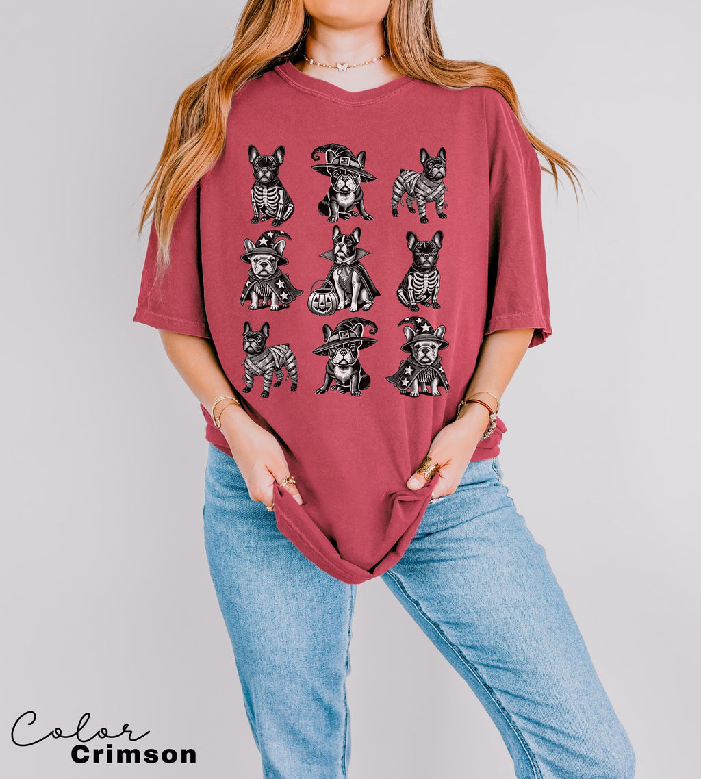 French Bulldog Halloween Tshirt, Frenchie Mom Sweatshirt, Gifts For Bulldog Dad Mom, Holiday Pet Parent Gifts, French Bulldog Shirt, Dog Mom