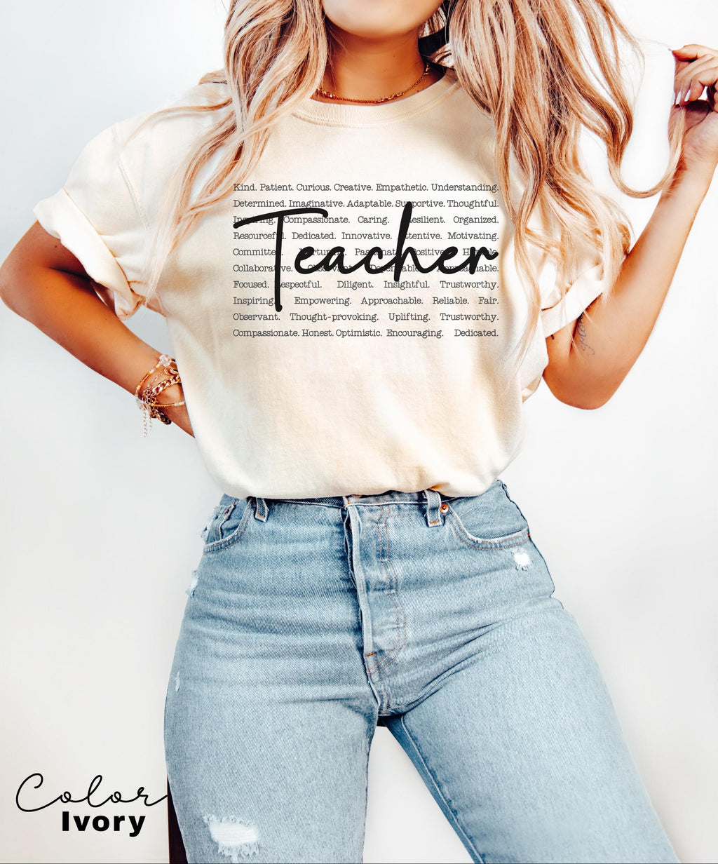 Teacher Group Shirt, Teacher Appreciation Gifts, Be Kind Shirt, Positive Affirmation Shirt, Team Teacher Shirt, Gift For Teacher, Best Teach