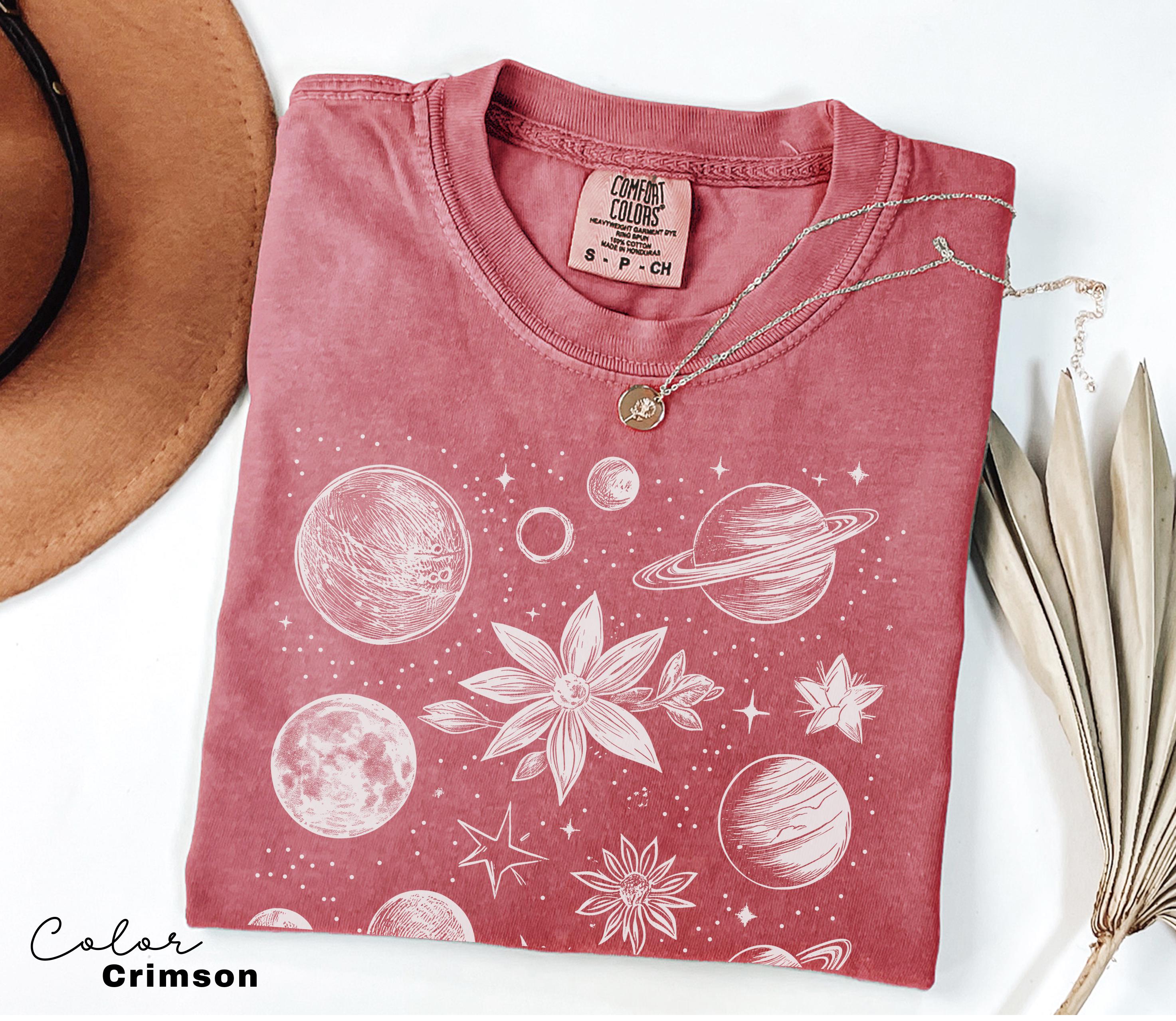 Celestial Shirt, Astrology Shirt, Stars Moon Shirt, Aesthetic Shirt, Mystical Shirt, Moon Phase Shirt, Astronomy Shirt, Mystic, Retro Tee