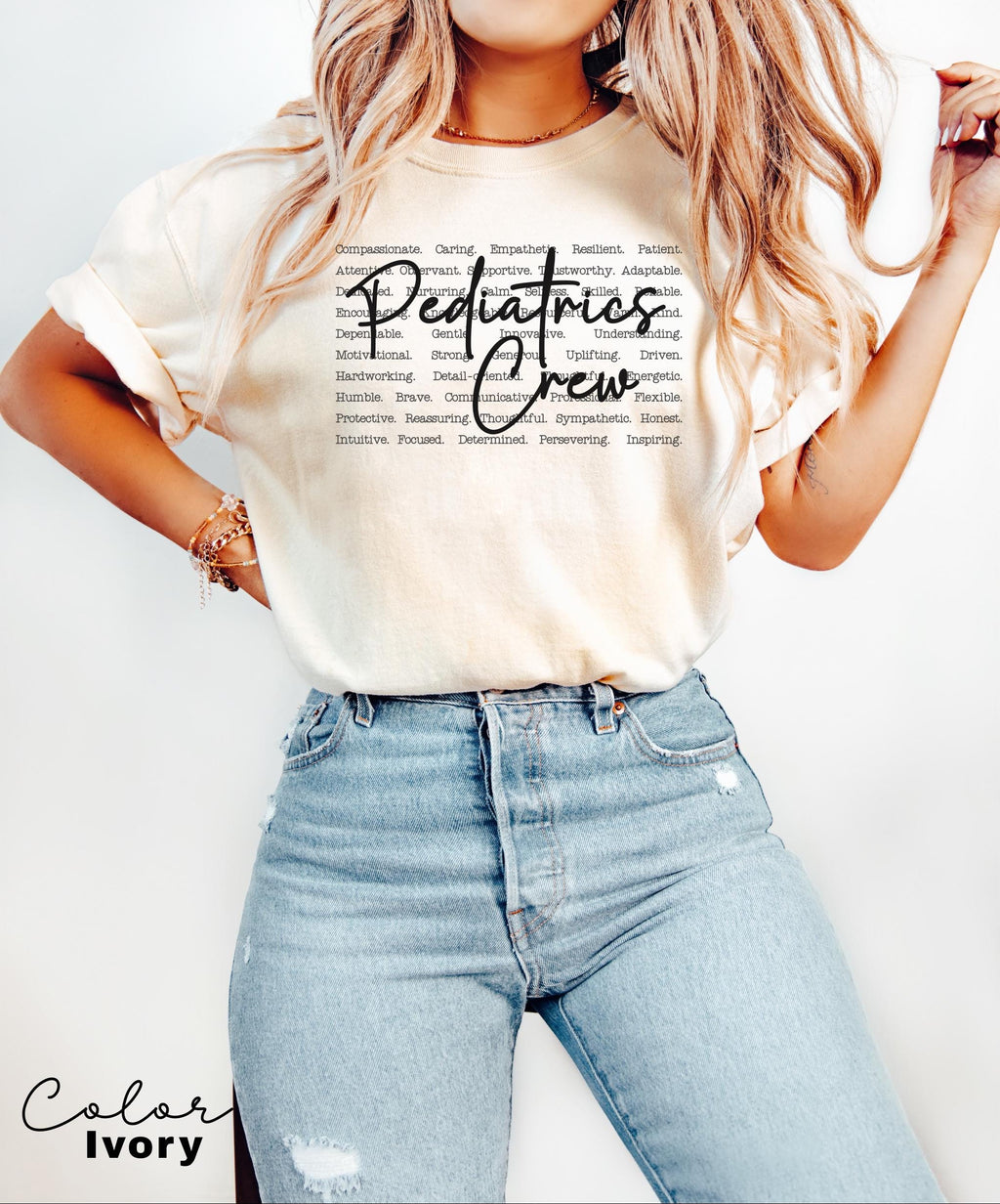 Pediatrics Crew Shirt, Peds Nurse Shirt, Peds Crew, Picu Nurse Shirt, Pediatrics Shirt, Gifts For Nurses, Pediatric Nurse Team Shirt,