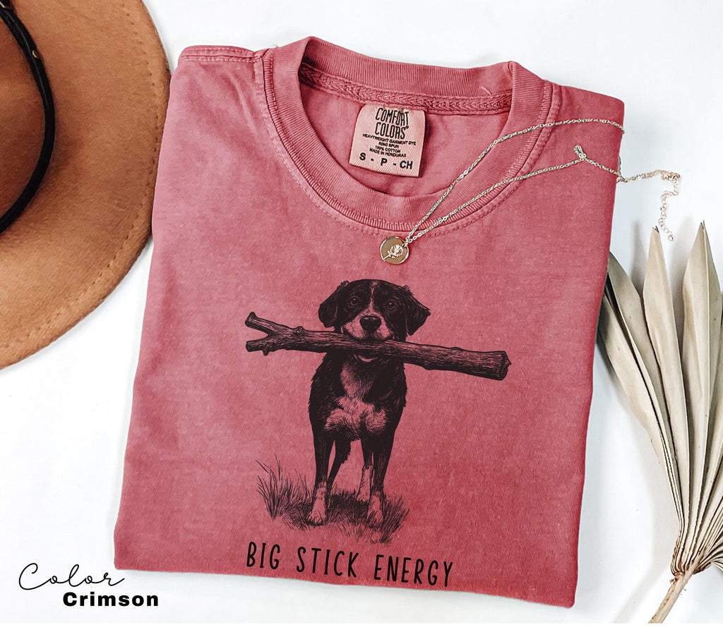 Funny Dog Lover Shirt, Big Stick Energy, Dog Mom Gift, Dog Mom Tee, Dog Shirt, Gift For Dog Lover, Dog Person, Funny Dog Shirt, Sarcastic