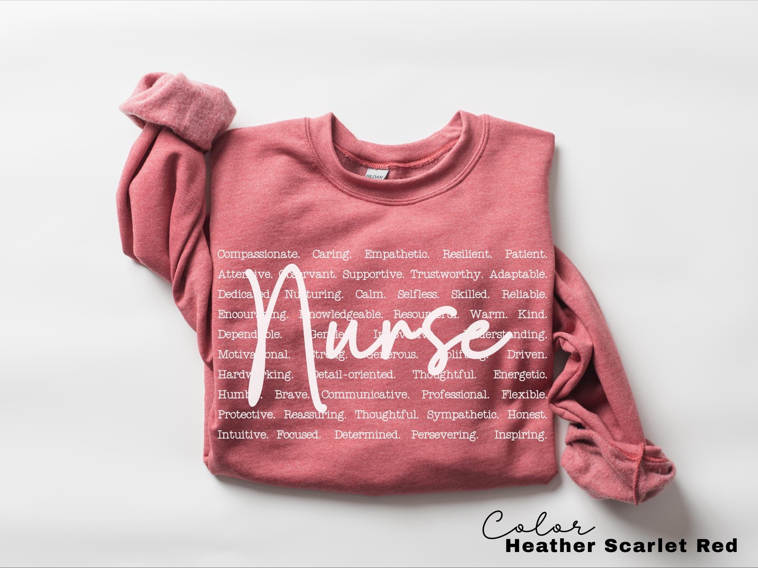 Registered Nurse Sweatshirt, Nursing Student, RN Crewneck, Nurse Week, Nurse Gift, Registered Nurse Sweatshirt, Cute Nurse Typography,