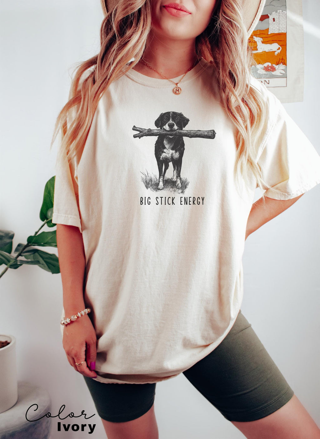 Funny Dog Lover Shirt, Big Stick Energy, Dog Mom Gift, Dog Mom Tee, Dog Shirt, Gift For Dog Lover, Dog Person, Funny Dog Shirt, Sarcastic