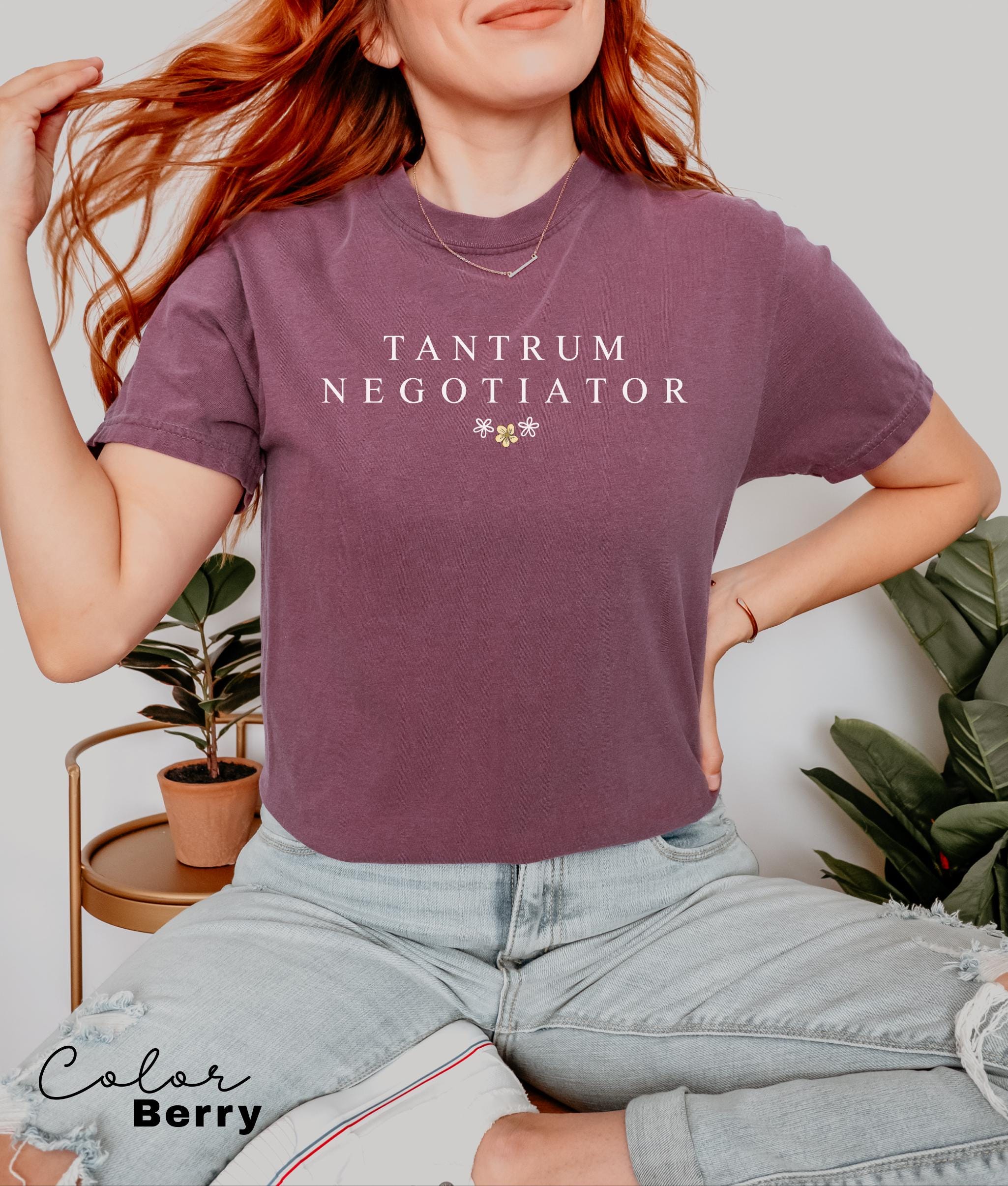 Tantrum Negotiator Shirt, Funny Mom T-shirt, Quote Tee, Trendy Mothers Day Shirt, Gift For Mama, Comfort Colors Mama T shirt