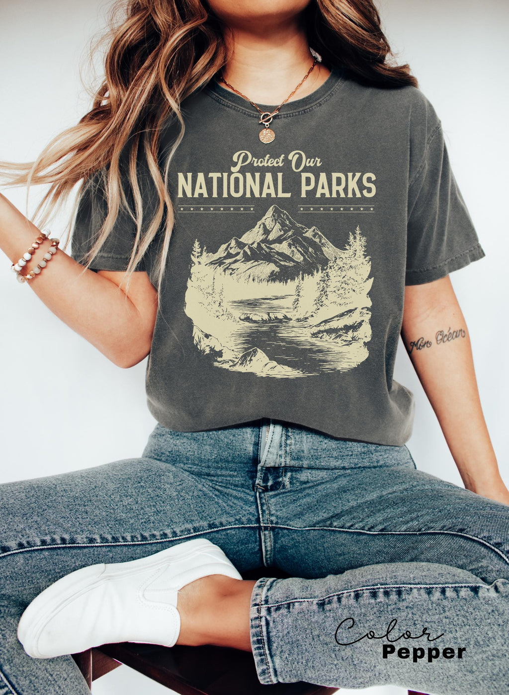 Protect Our National Parks Shirt, Protect Our Parks Tee, Nature Conservation, Environmental Awareness, Save Our Parks Shirt, Retro, Vintage