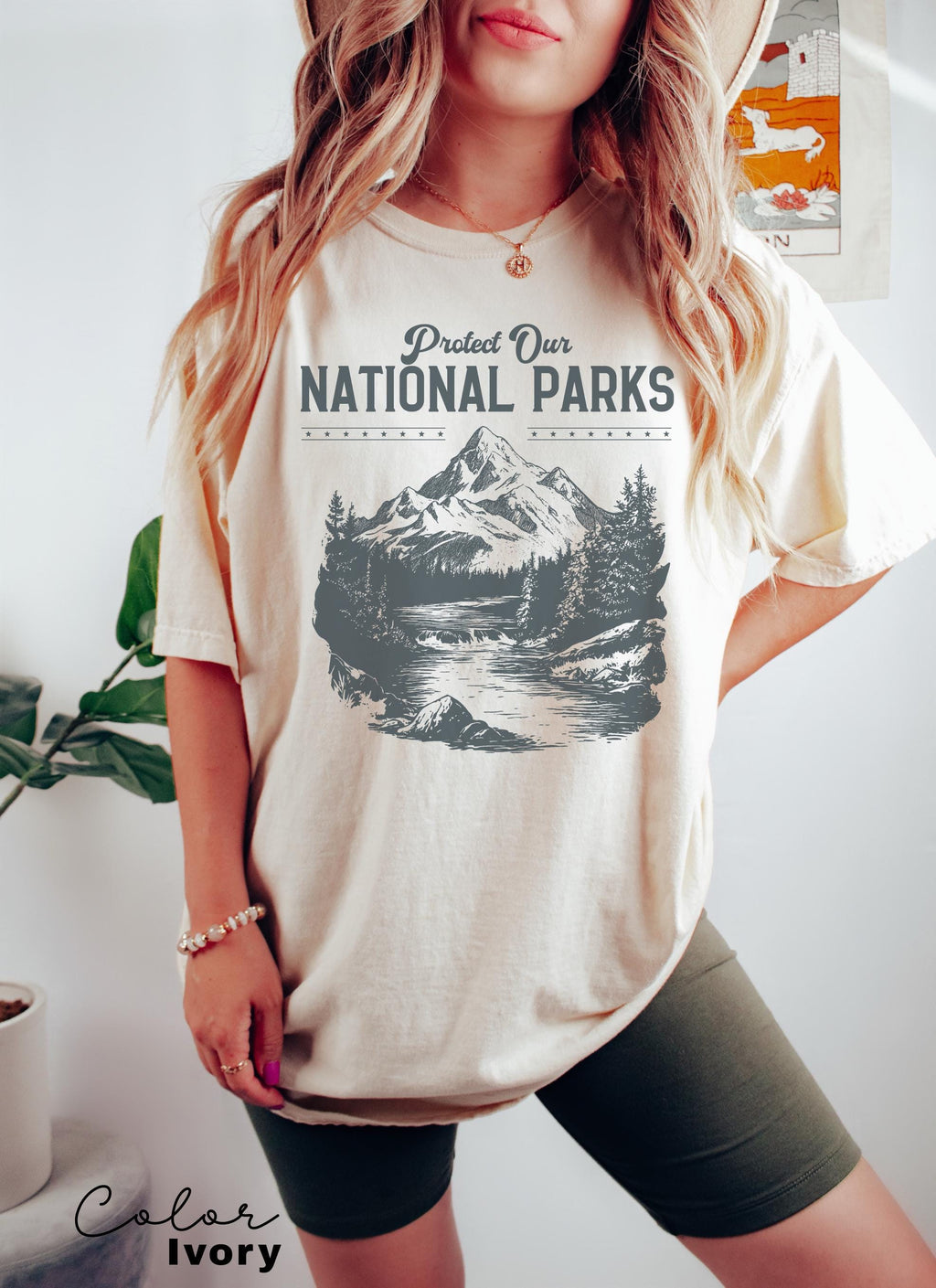 Protect Our National Parks Shirt, Protect Our Parks Tee, Nature Conservation, Environmental Awareness, Save Our Parks Shirt, Retro, Vintage