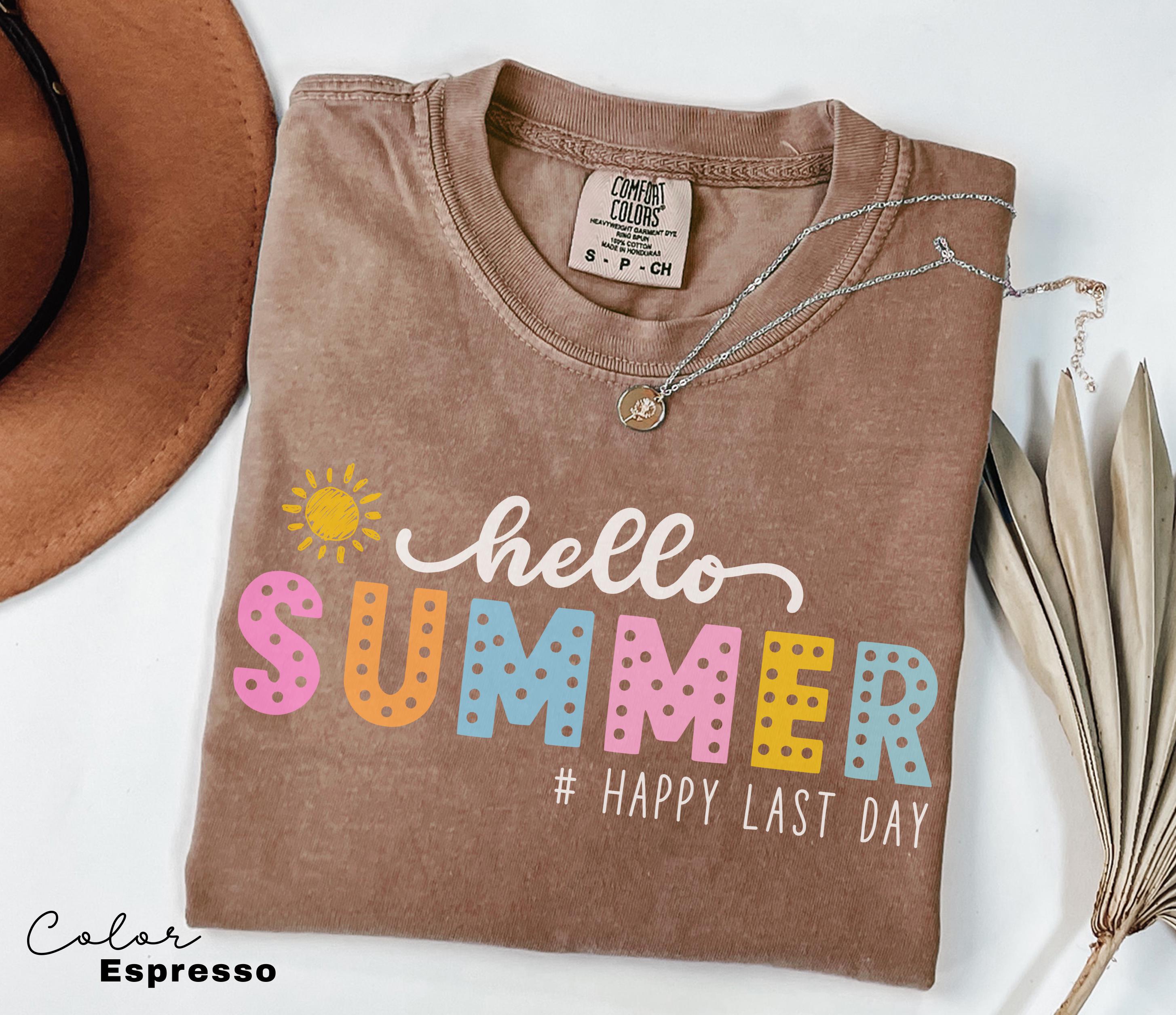 Hello Summer Retro Teacher Summer Shirt, School's Out For Summer Shirt, Happy Last Day Of School Shirt, End Of the School Year, Last Day