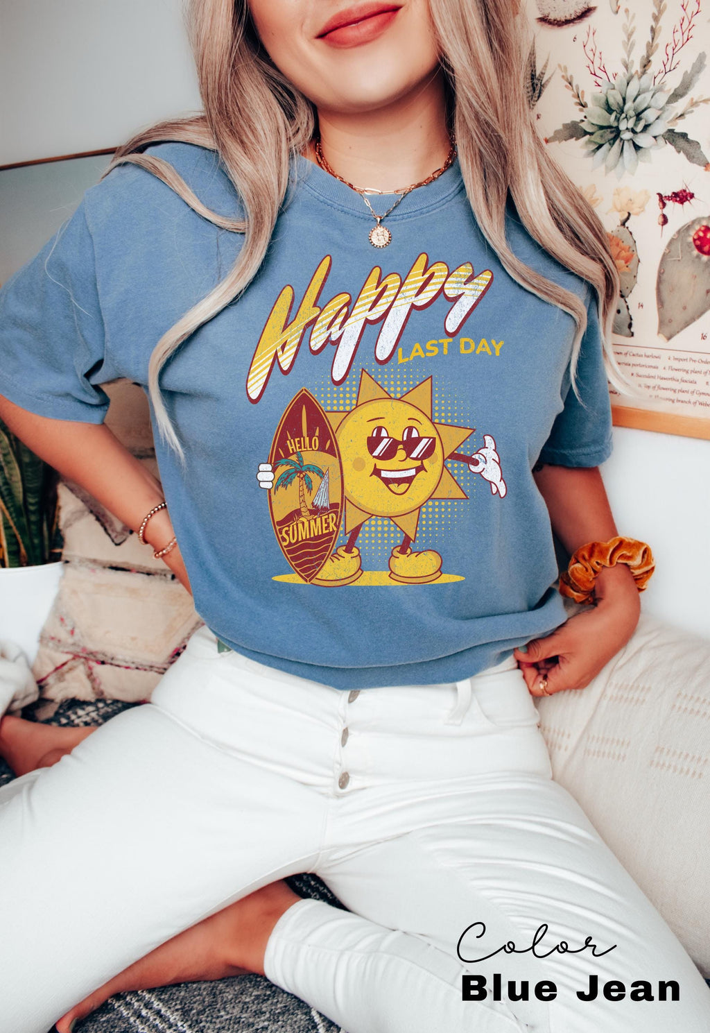 Happy Last Day Retro Teacher Summer Shirt, School's Out For Summer Shirt, Happy Last Day Of School Shirt, End Of the School Year, Beach