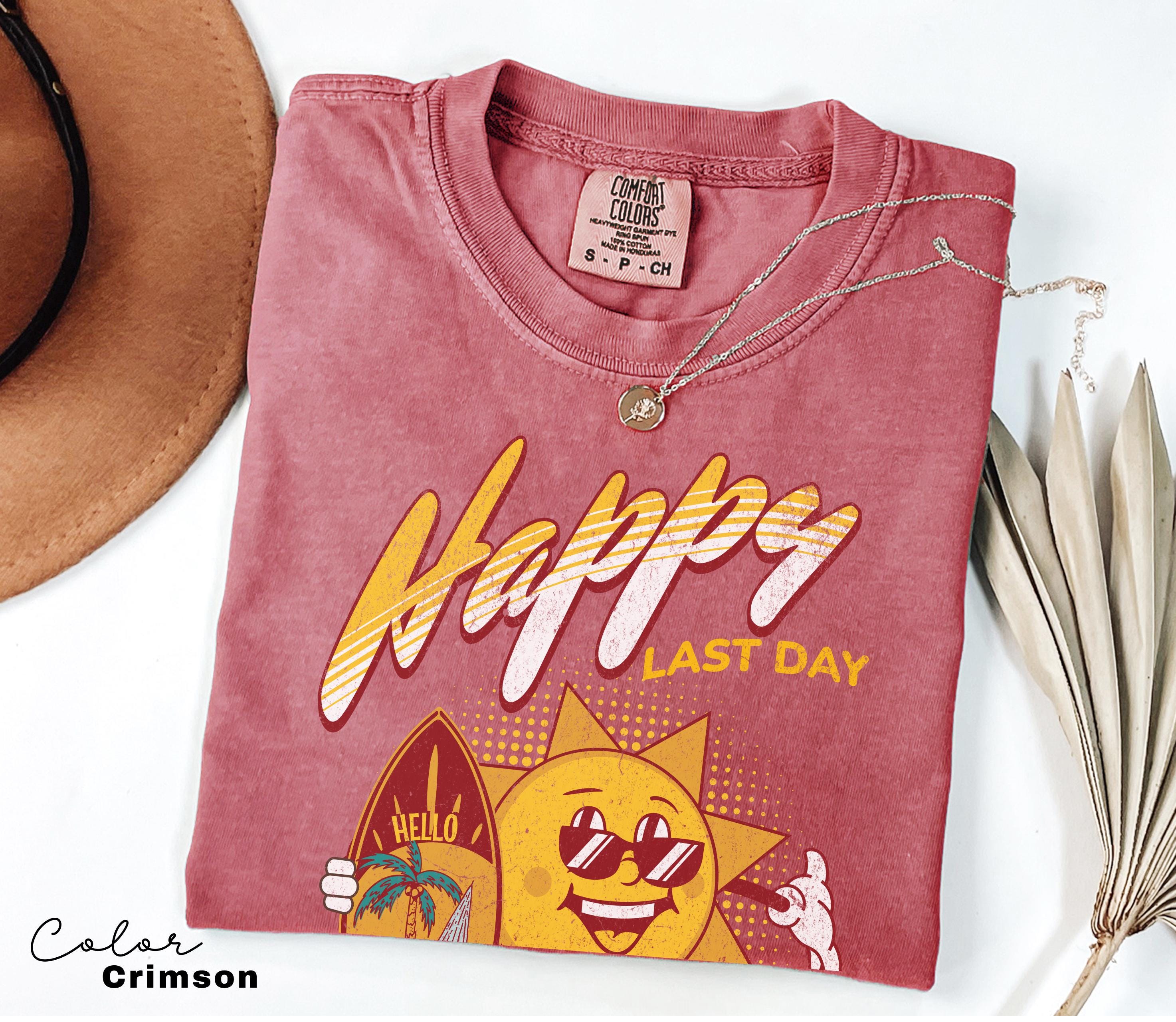 Happy Last Day Retro Teacher Summer Shirt, School's Out For Summer Shirt, Happy Last Day Of School Shirt, End Of the School Year, Beach