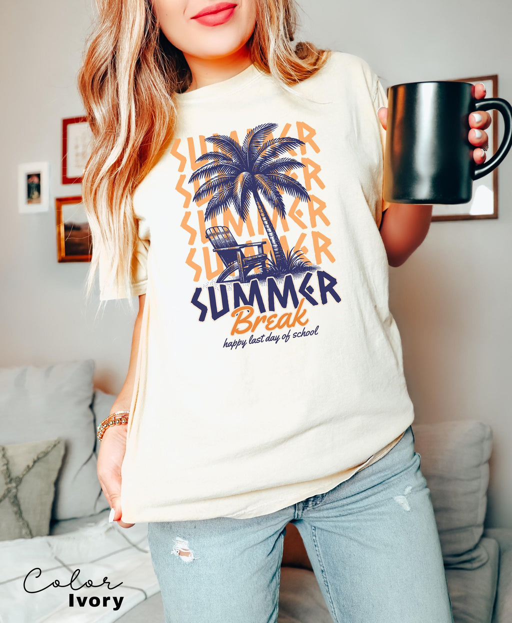 Last Day of School Retro Teacher Summer Shirt, School's Out For Summer Shirt, Summer Break Shirt, End Of the School Year, Retro Beach