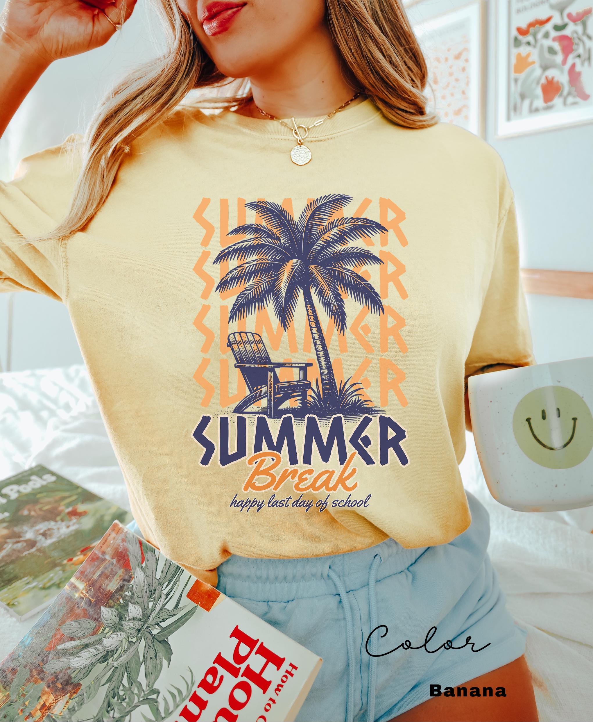 Last Day of School Retro Teacher Summer Shirt, School's Out For Summer Shirt, Summer Break Shirt, End Of the School Year, Retro Beach