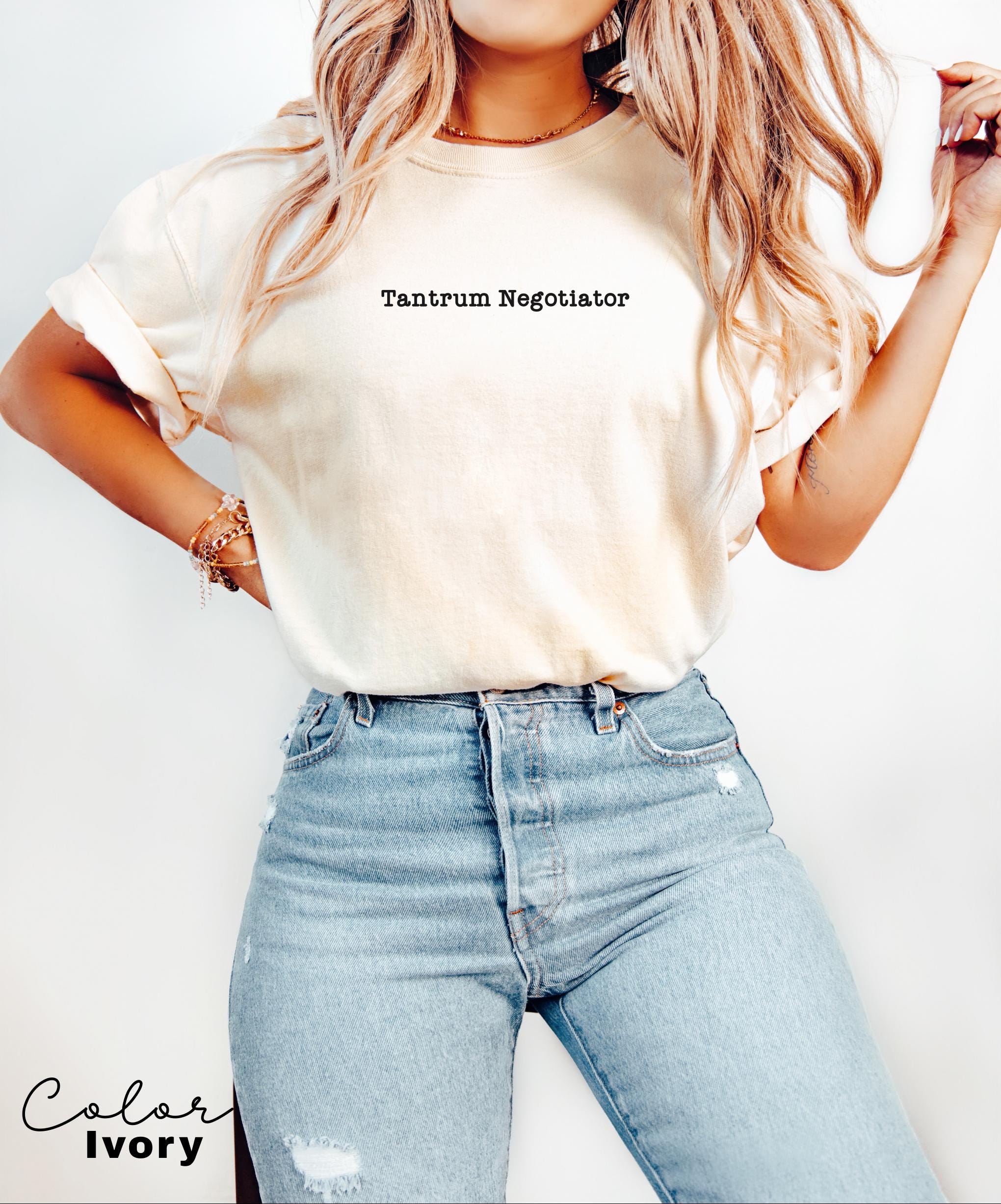 Tantrum Negotiator Shirt, Funny Mom T-shirt, Quote Tee, Trendy Mothers Day Shirt, Gift For Mama, Comfort Colors Mama T shirt