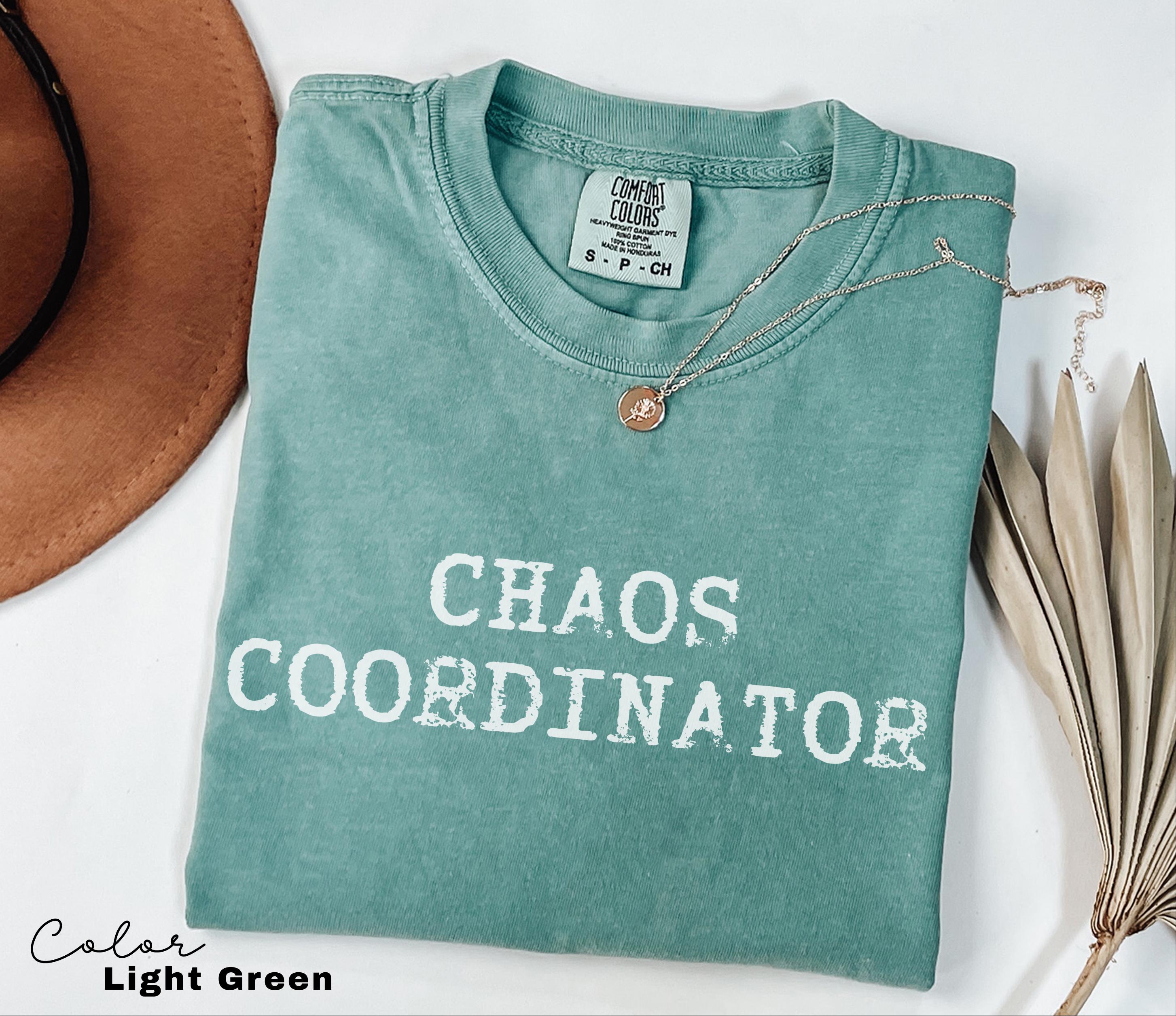 Chaos Coordinator Funny Mom Shirt, Trendy Mama Tshirt, Mom Life Tee, Funny Quote Mom Tee, Mom Life Shirt, New Mom Shirt, Comfort Colors