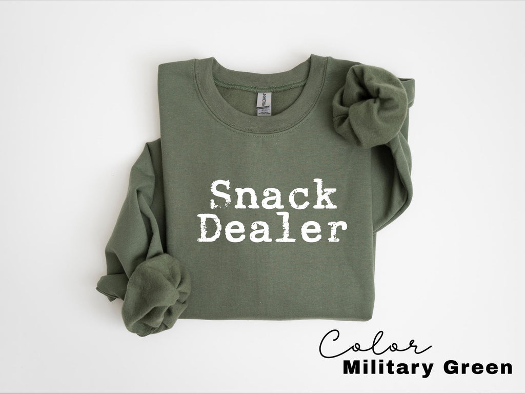 Snack Dealer Mom Sweatshirt, Funny Mom Sweatshirt, Mom Life Crewneck, Mom Appreciation Shirt, New Mom Sweatshirt, Toddler Mom, Boy Mom
