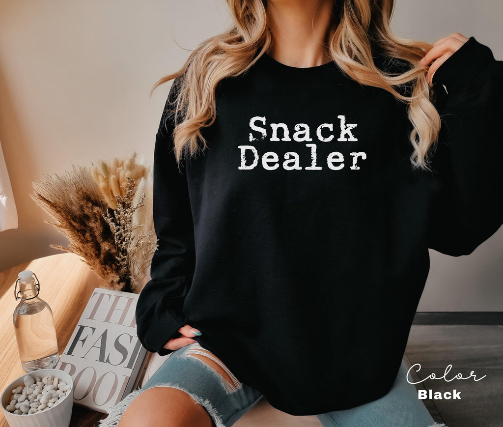 Snack Dealer Mom Sweatshirt, Funny Mom Sweatshirt, Mom Life Crewneck, Mom Appreciation Shirt, New Mom Sweatshirt, Toddler Mom, Boy Mom
