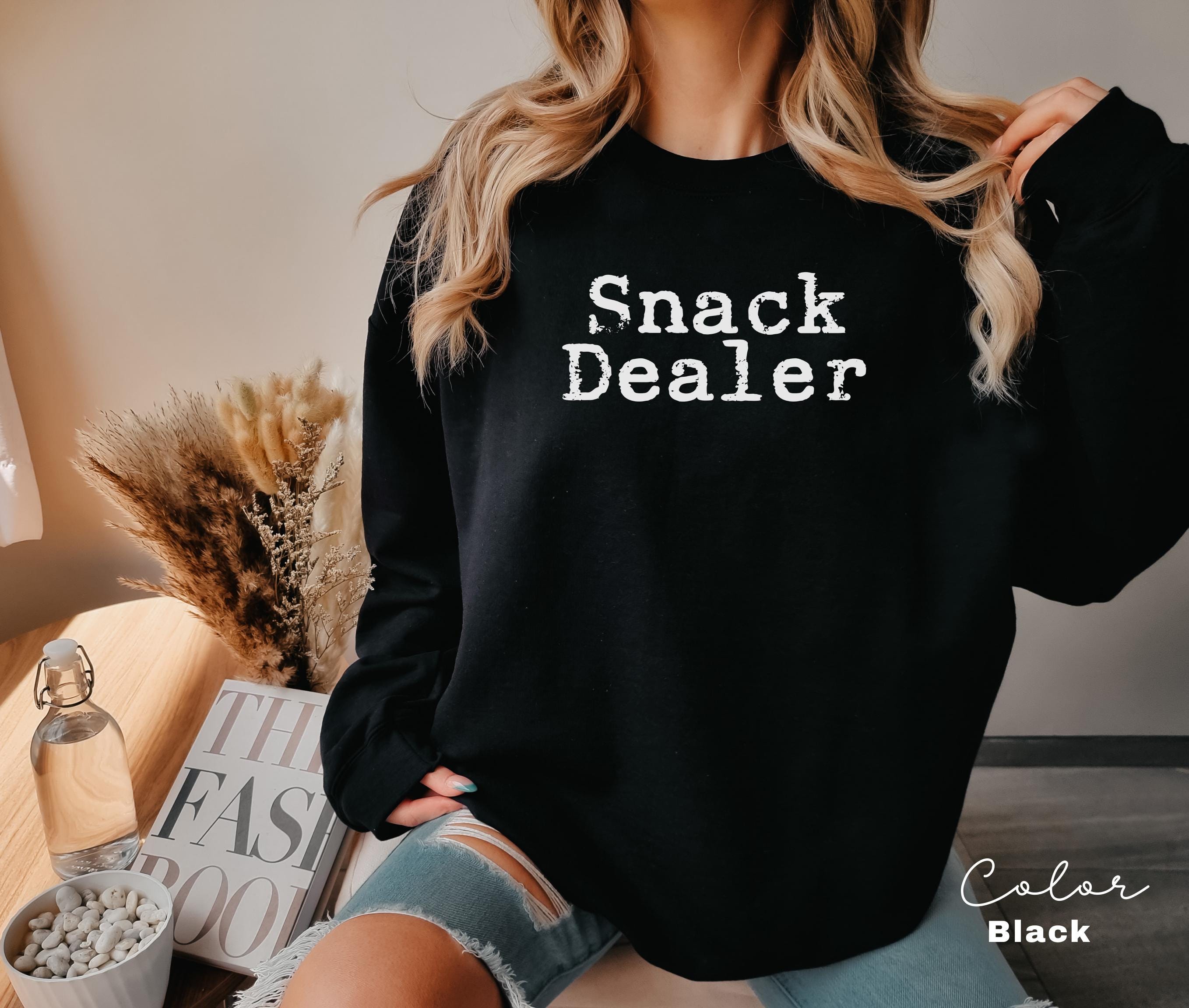 Snack Dealer Mom Sweatshirt, Funny Mom Sweatshirt, Mom Life Crewneck, Mom Appreciation Shirt, New Mom Sweatshirt, Toddler Mom, Boy Mom
