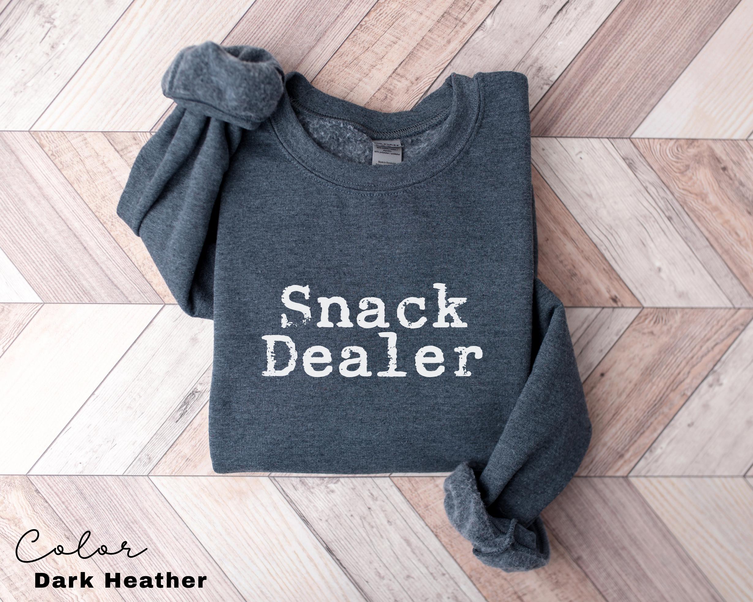 Snack Dealer Mom Sweatshirt, Funny Mom Sweatshirt, Mom Life Crewneck, Mom Appreciation Shirt, New Mom Sweatshirt, Toddler Mom, Boy Mom