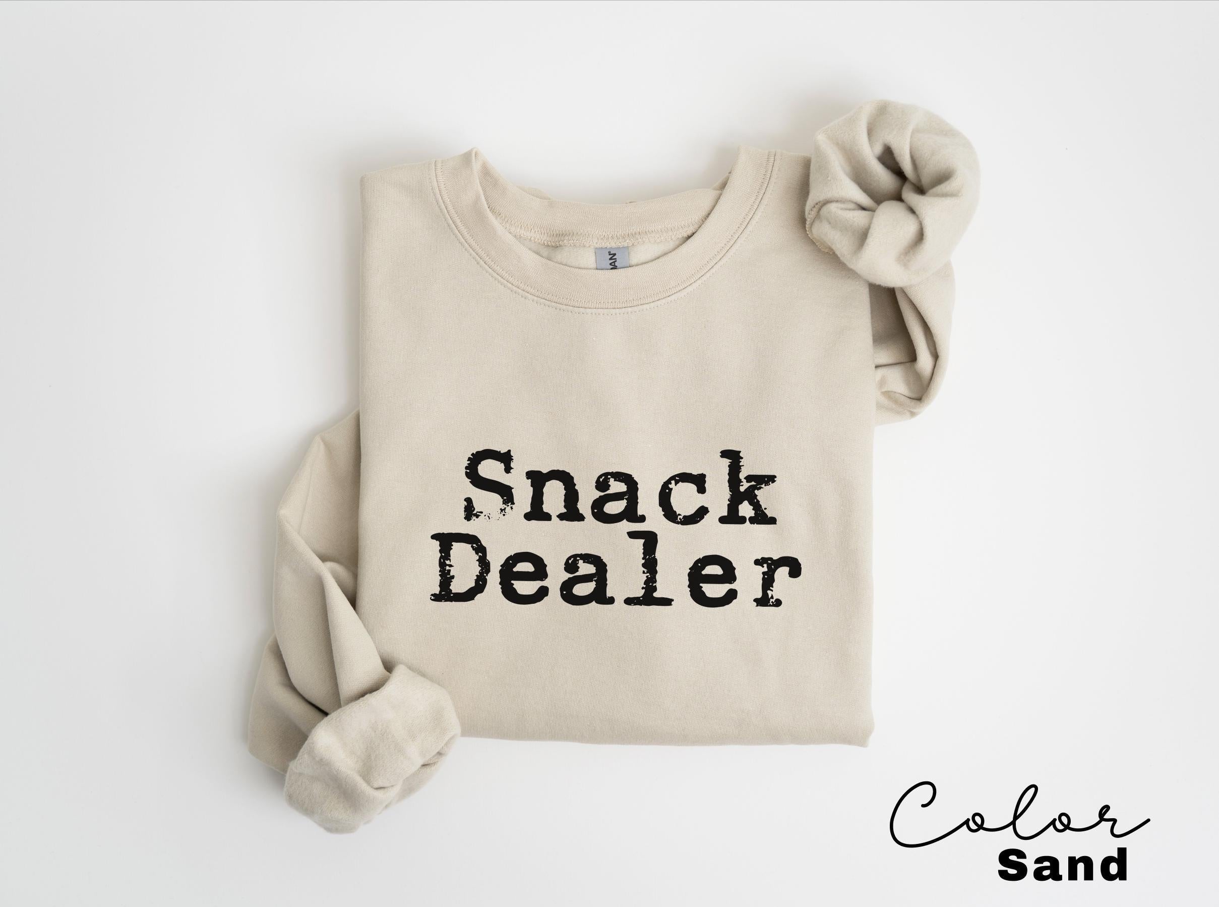 Snack Dealer Mom Sweatshirt, Funny Mom Sweatshirt, Mom Life Crewneck, Mom Appreciation Shirt, New Mom Sweatshirt, Toddler Mom, Boy Mom