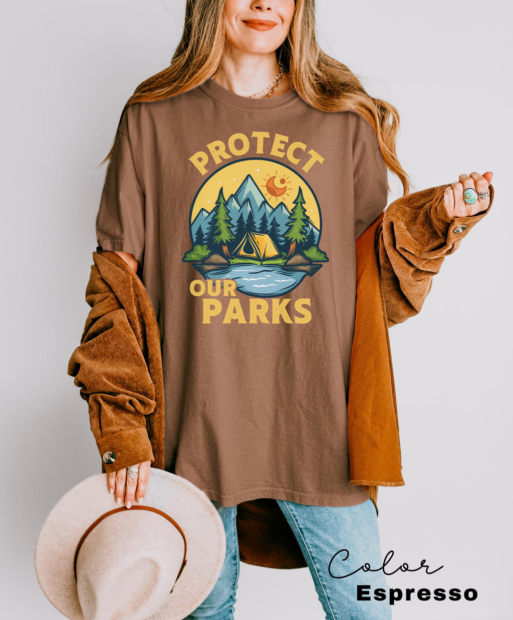 Protect Our National Parks Shirt, Protect Our Parks Tee, Nature Conservation, Environmental Awareness, Save Our Parks Shirt, Retro, Vintage