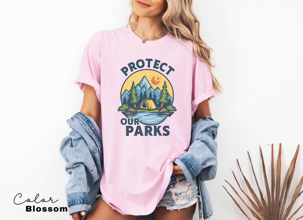 Protect Our National Parks Shirt, Protect Our Parks Tee, Nature Conservation, Environmental Awareness, Save Our Parks Shirt, Retro, Vintage