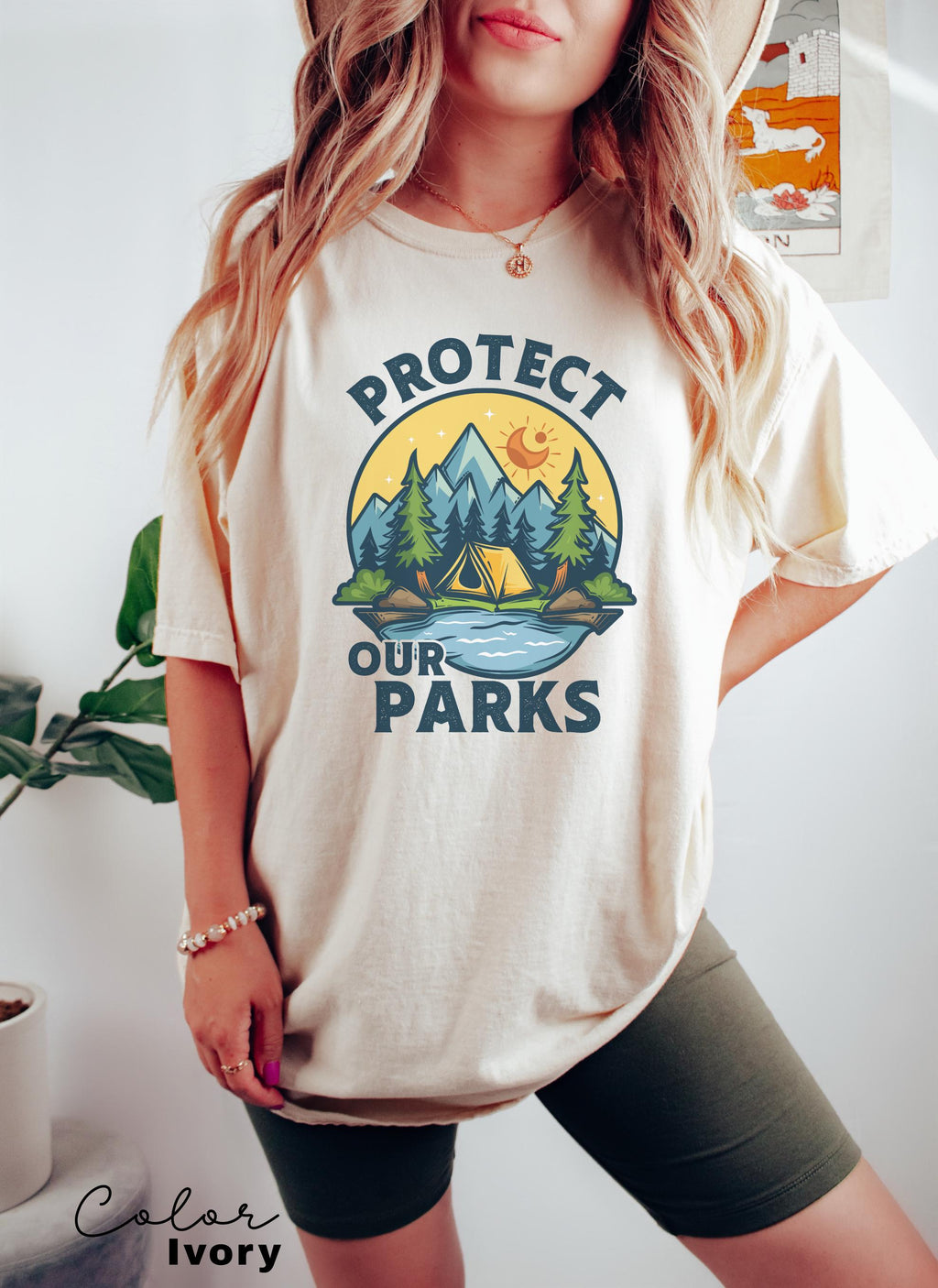 Protect Our National Parks Shirt, Protect Our Parks Tee, Nature Conservation, Environmental Awareness, Save Our Parks Shirt, Retro, Vintage