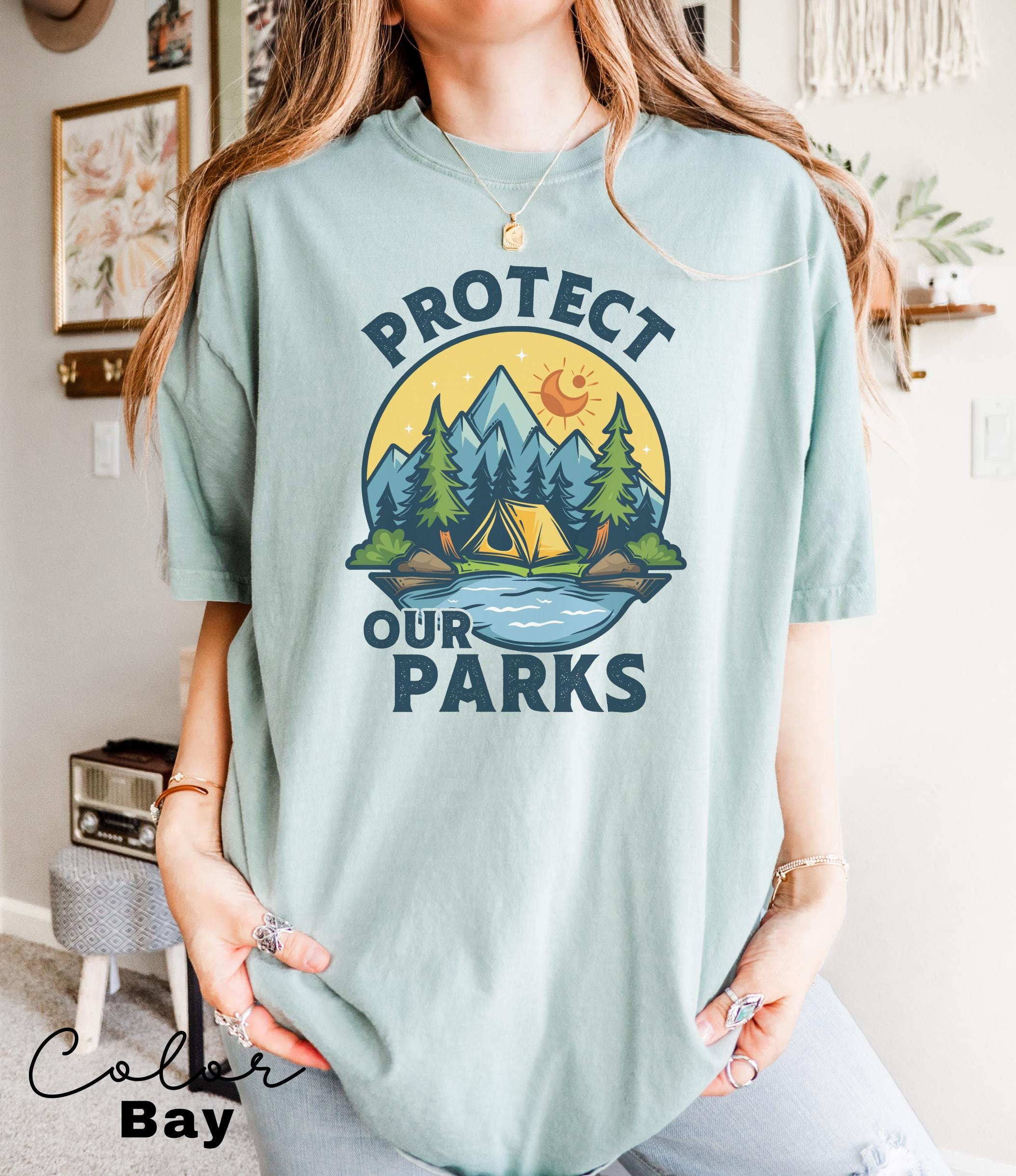 Protect Our National Parks Shirt, Protect Our Parks Tee, Nature Conservation, Environmental Awareness, Save Our Parks Shirt, Retro, Vintage