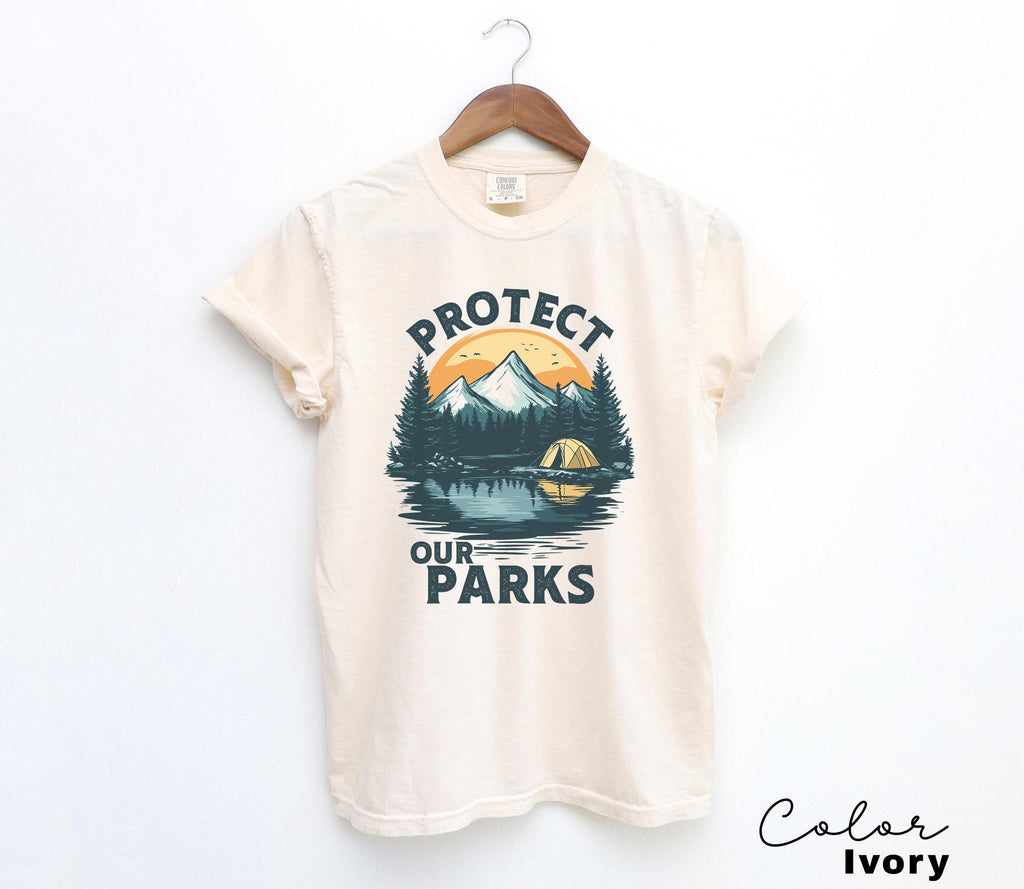 Protect Our National Parks Shirt, Protect Our Parks Tee, Nature Conservation, Environmental Awareness, Save Our Parks Shirt, Retro, Vintage