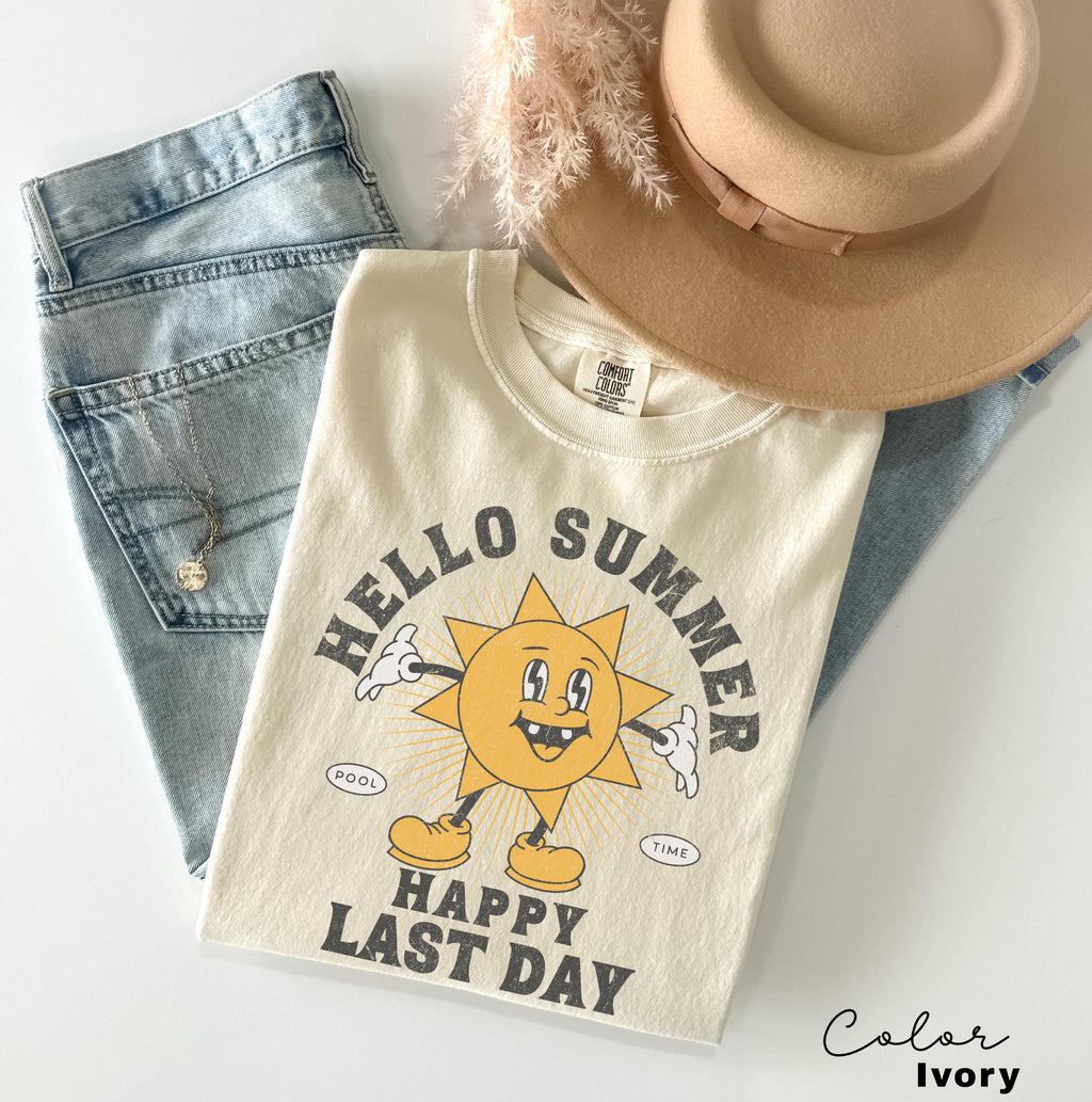 Happy Last Day Of School Shirt, Teacher Summer Shirt, Schools Out for Summer, Hello Summer, End Of the School Year Shirt, Last Day,