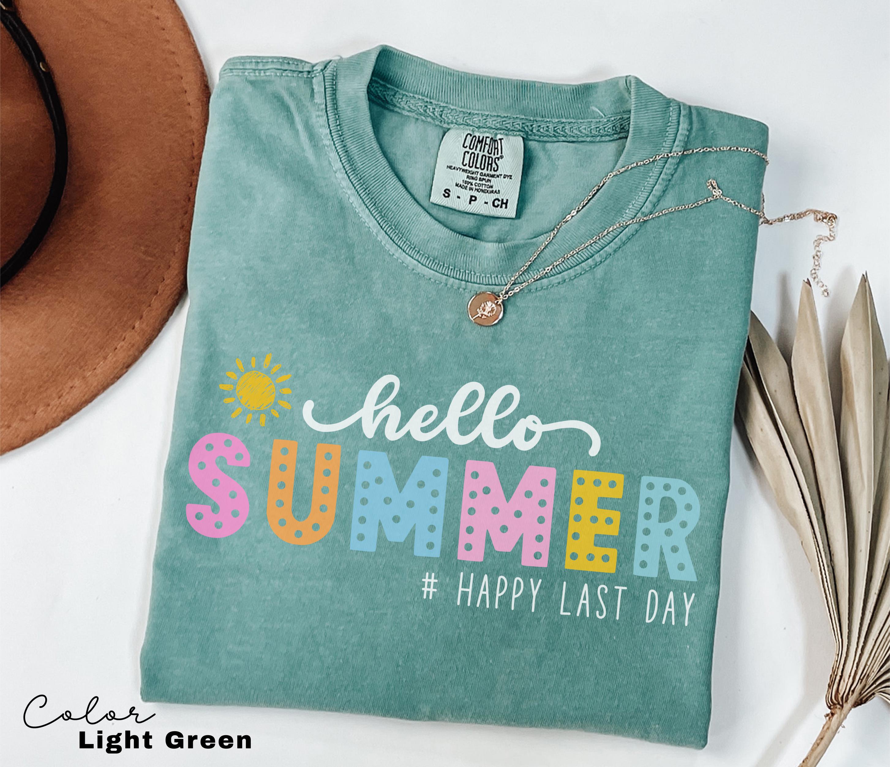 Hello Summer Retro Teacher Summer Shirt, School's Out For Summer Shirt, Happy Last Day Of School Shirt, End Of the School Year, Last Day