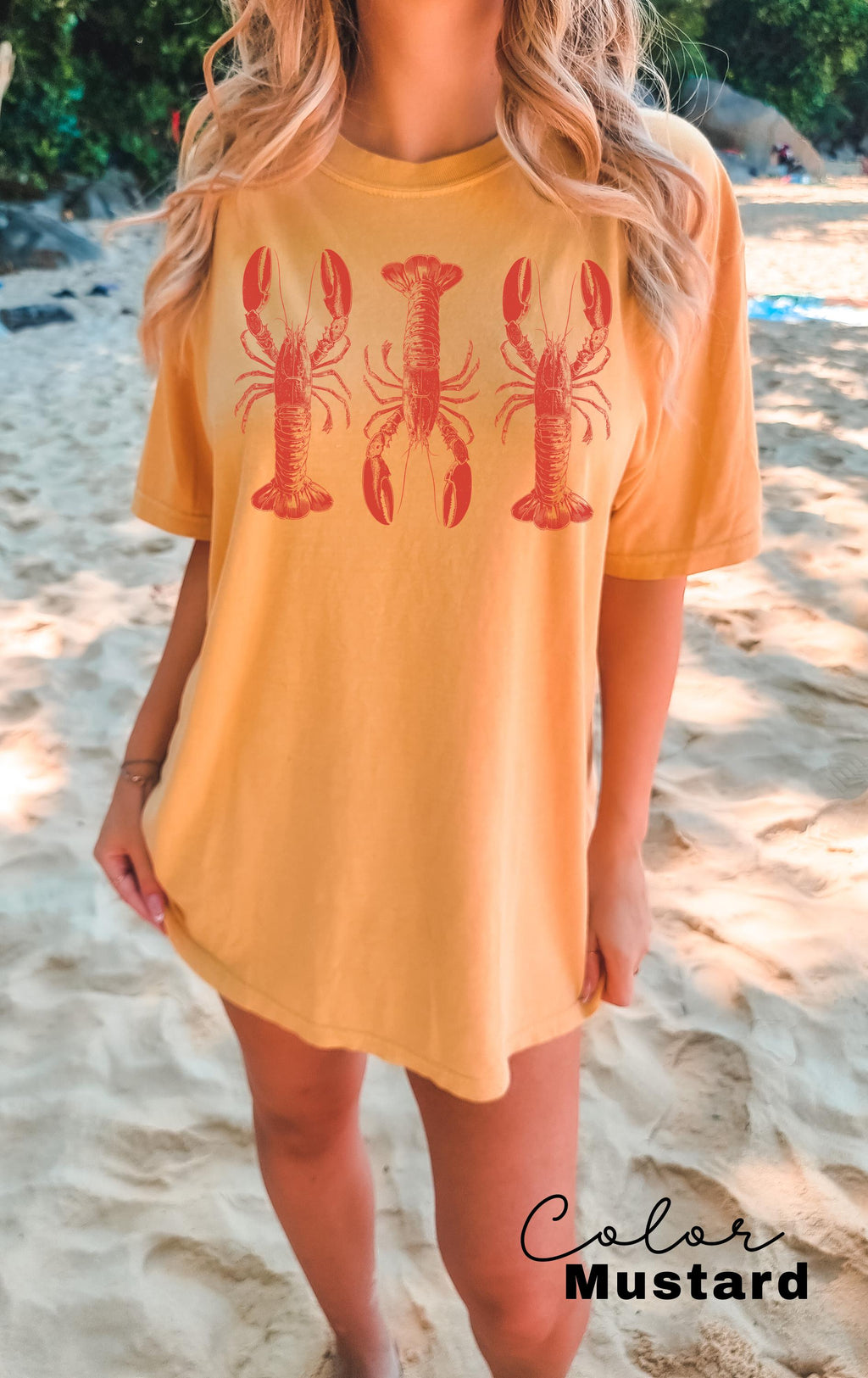 Lobster Shirt, Seafood TShirt, Retro Summer Shirt, Coastal Aesthetic, Vintage Inspired, Lobsters T Shirt, Beach Vacation, Comfort Colors