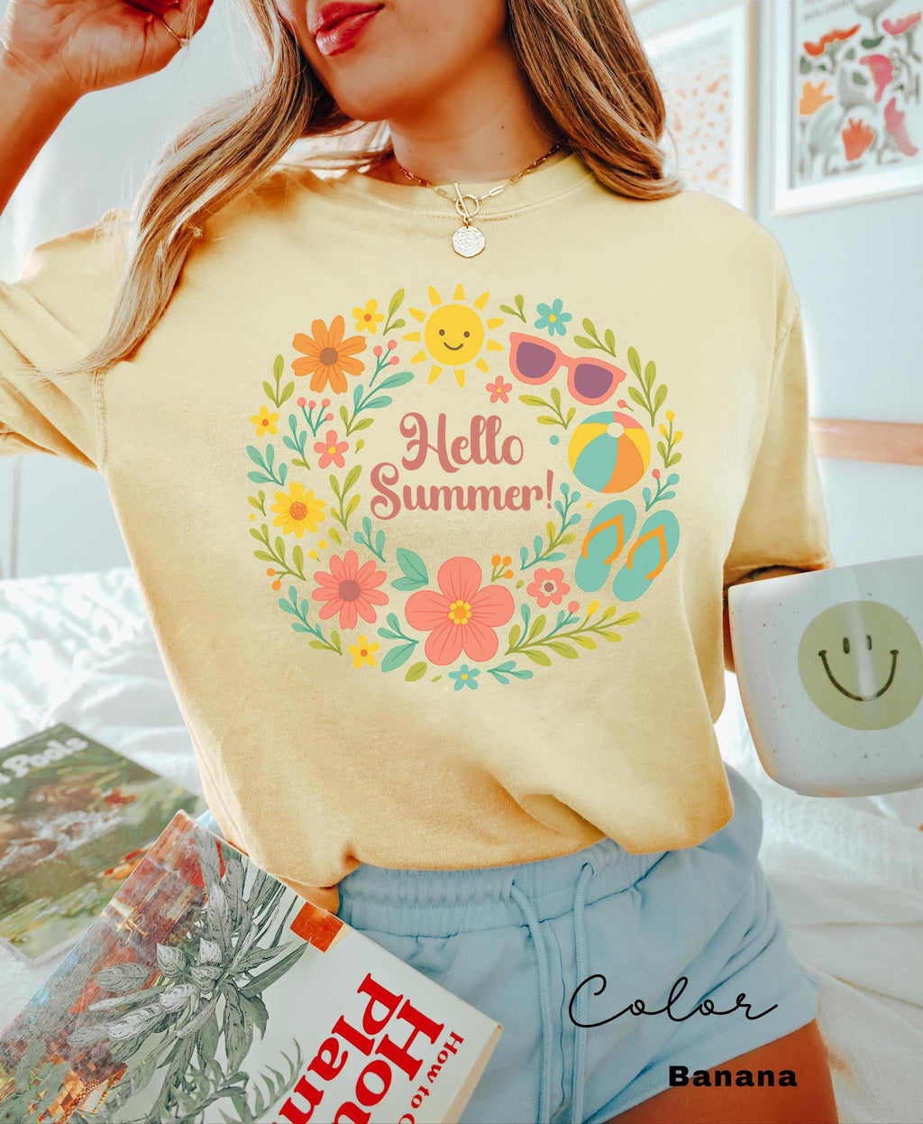 Last Day of School, Hello Summer Happy Last Day of School Shirts, Hello Summer, Floral Summer Shirt, Flowers, End Of Year, Comfort Colors