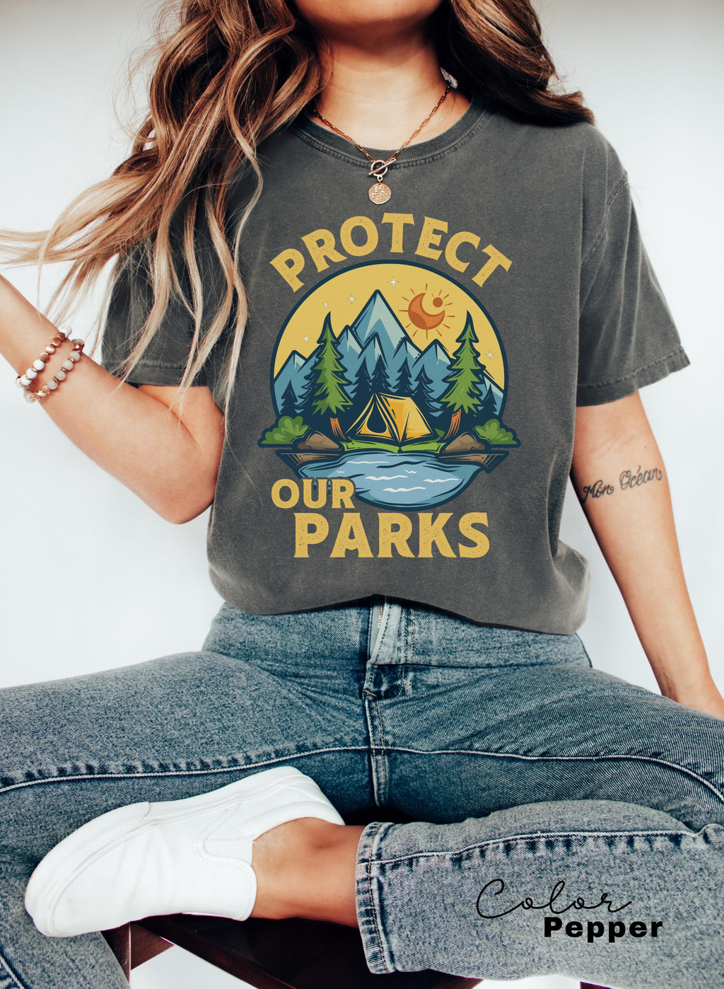 Protect Our National Parks Shirt, Protect Our Parks Tee, Nature Conservation, Environmental Awareness, Save Our Parks Shirt, Retro, Vintage