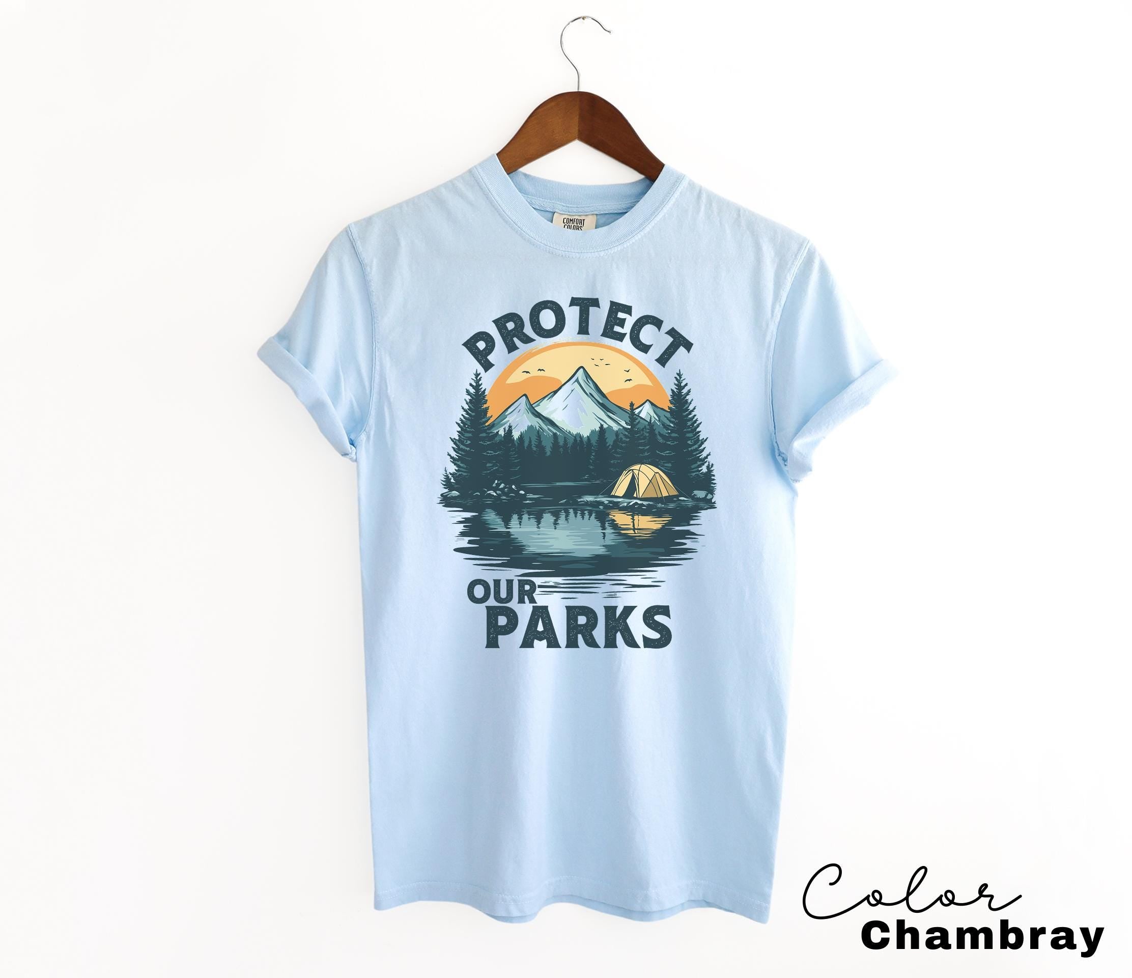 Protect Our National Parks Shirt, Protect Our Parks Tee, Nature Conservation, Environmental Awareness, Save Our Parks Shirt, Retro, Vintage