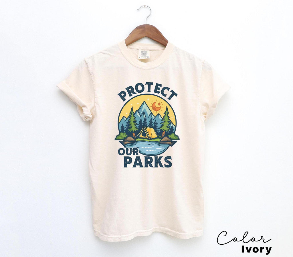 Protect Our National Parks Shirt, Protect Our Parks Tee, Nature Conservation, Environmental Awareness, Save Our Parks Shirt, Retro, Vintage