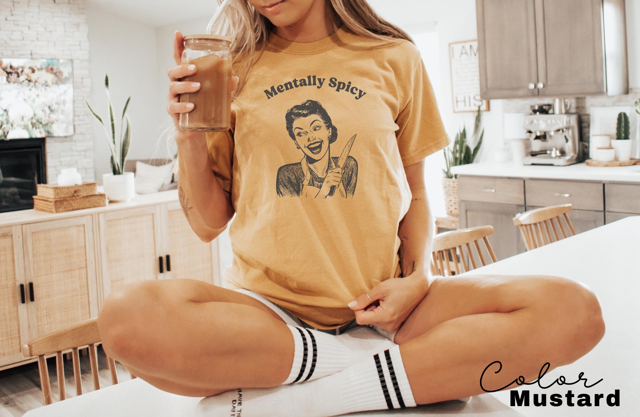 Mentally Spicy Shirt, Comfort Colors, Funny Humor Shirt, Sarcasm Shirt, Unhinged Meme Shirt, Weird Dark Humor Shirt, Sarcastic Womens Tshirt
