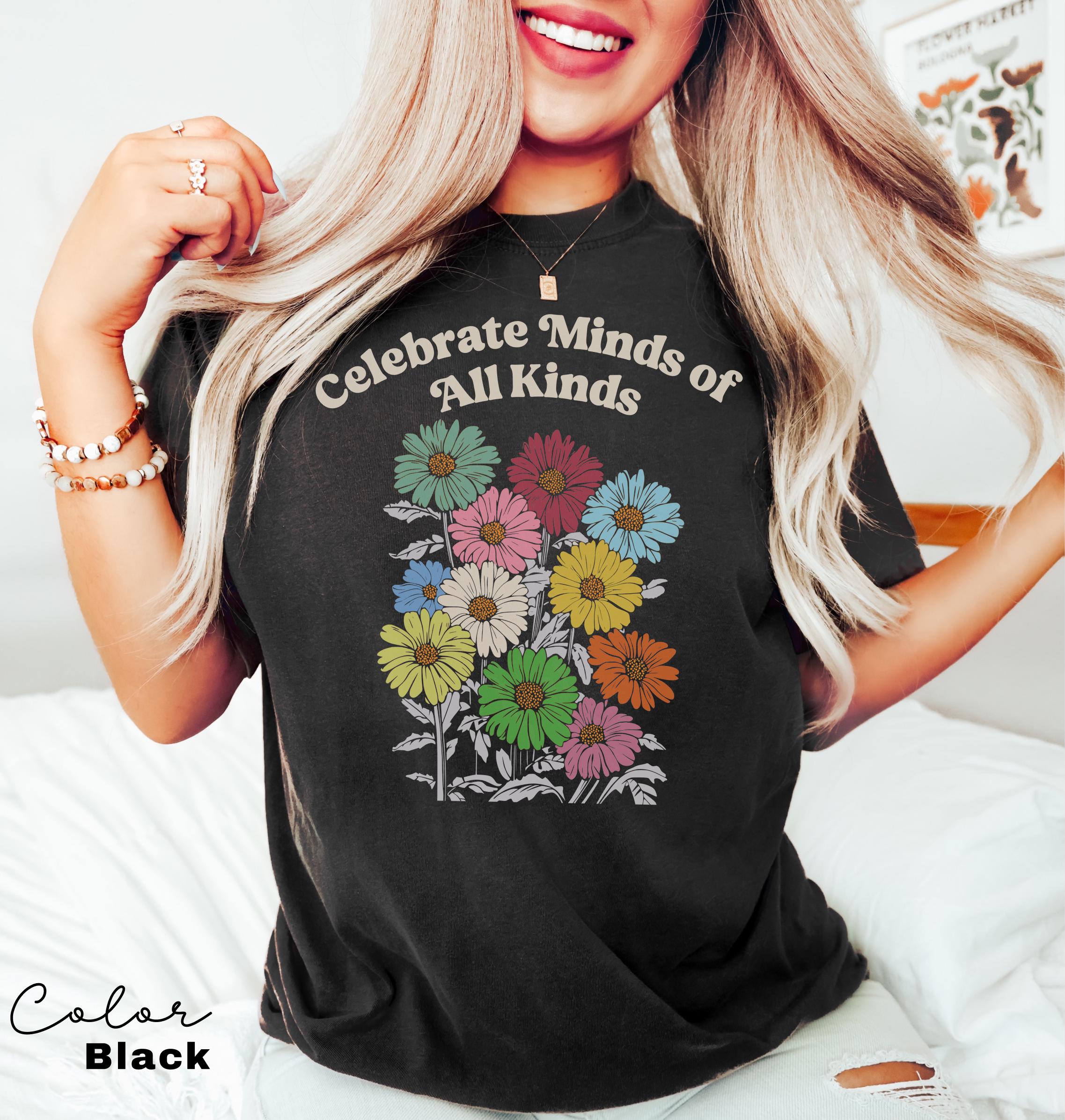 Celebrate Minds of All Kinds Shirt, Autism Awareness Shirt, SPED Teacher Shirt, Teacher Appreciation, Neurodiversity Shirt, Comfort Colors