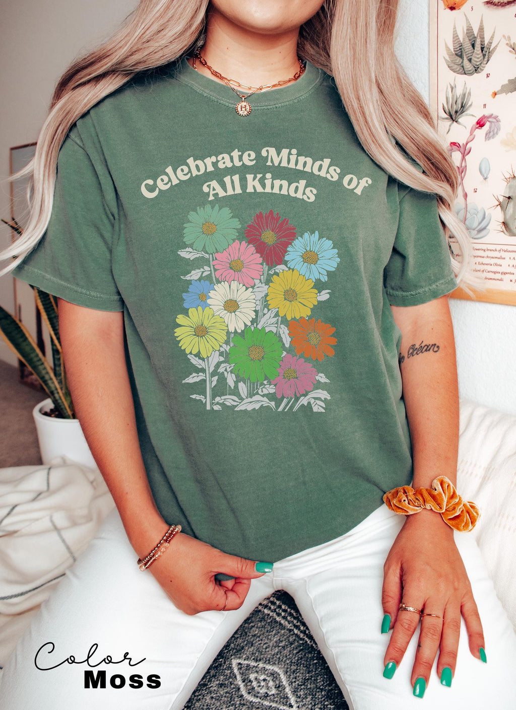 Celebrate Minds of All Kinds Shirt, Autism Awareness Shirt, SPED Teacher Shirt, Teacher Appreciation, Neurodiversity Shirt, Comfort Colors